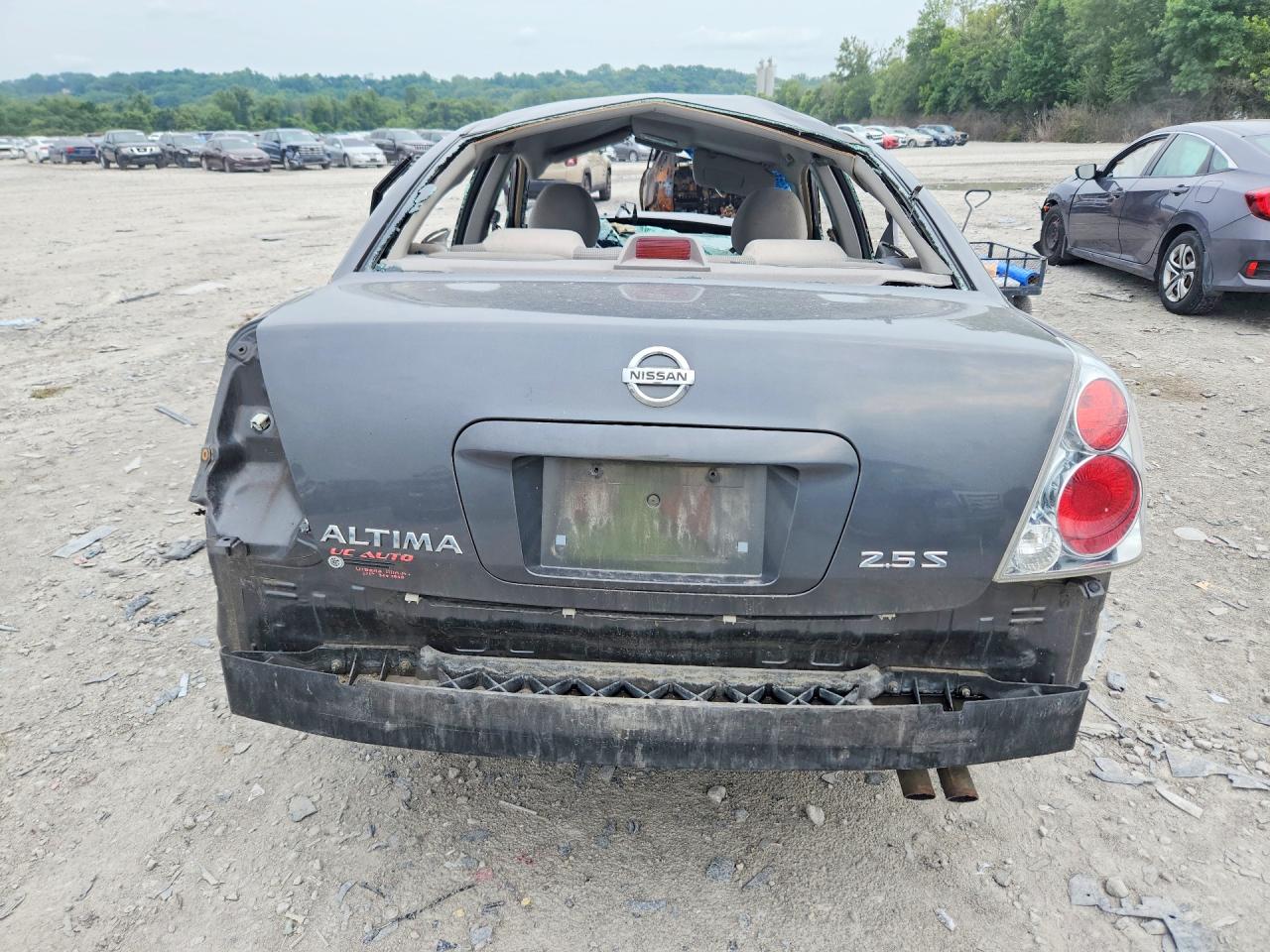 2005 Nissan Altima 2.5 Gray vin: 1N4AL11D85C362737