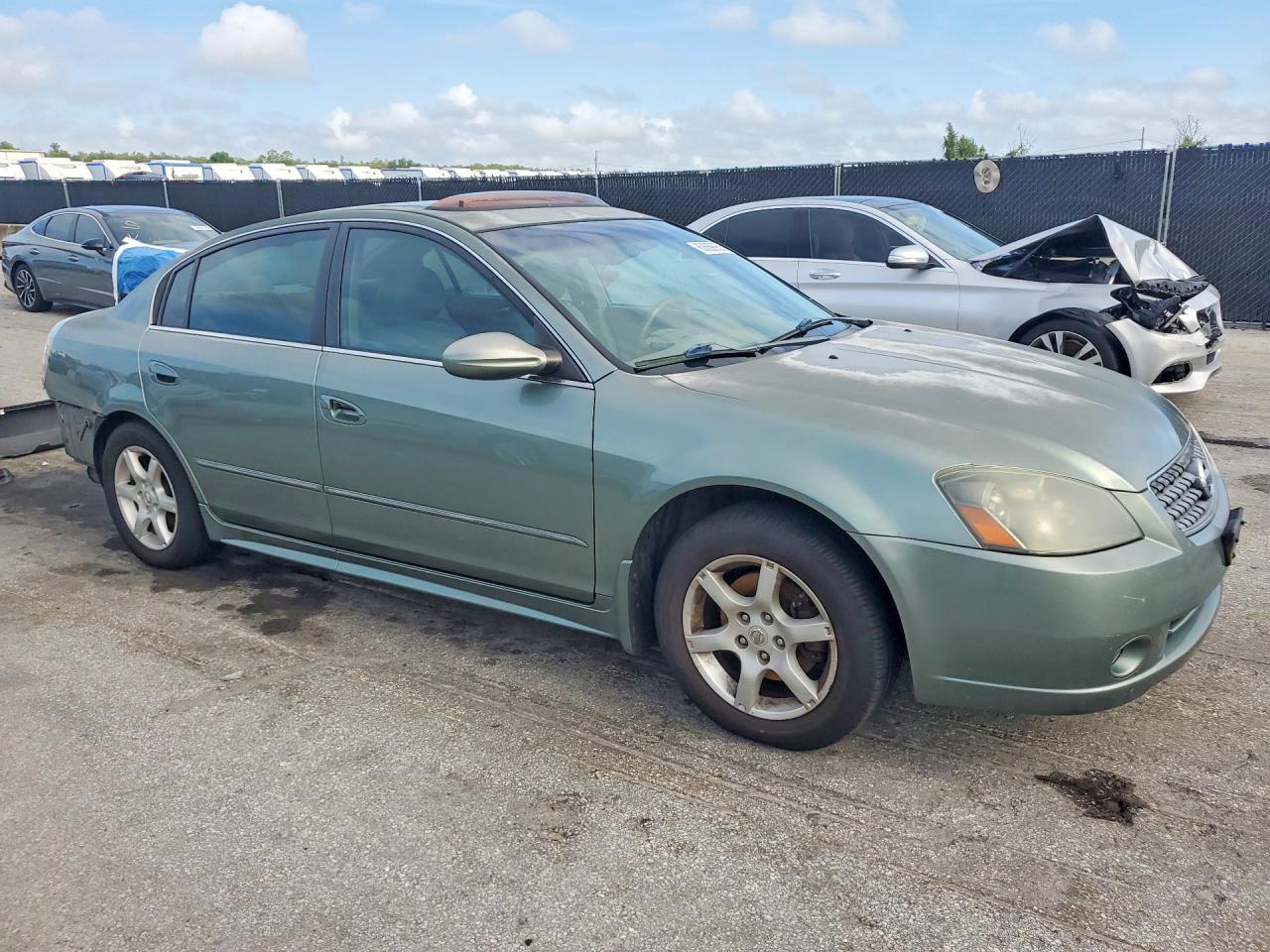 2005 Nissan Altima S/sl Green vin: 1N4AL11D85C393874