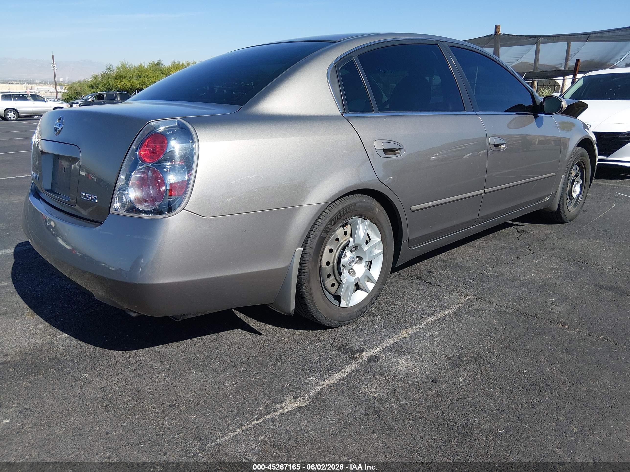 2005 Nissan Altima 2.5 S Gray vin: 1N4AL11D85N441166