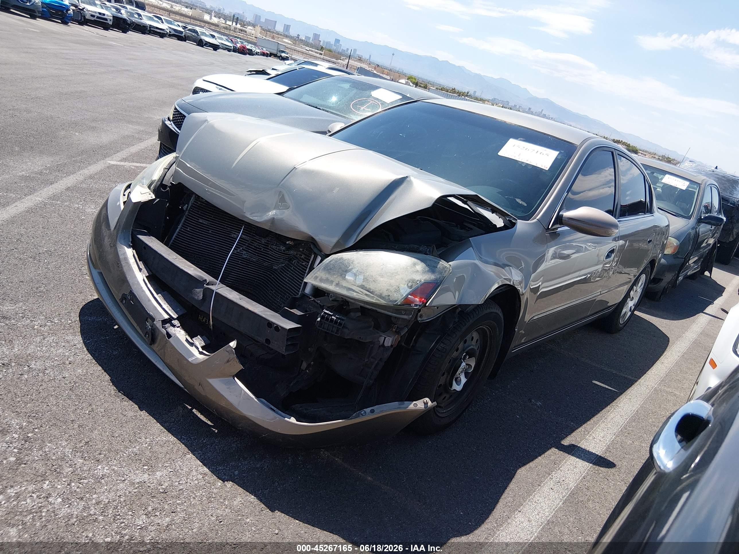 2005 Nissan Altima 2.5 S Gray vin: 1N4AL11D85N441166