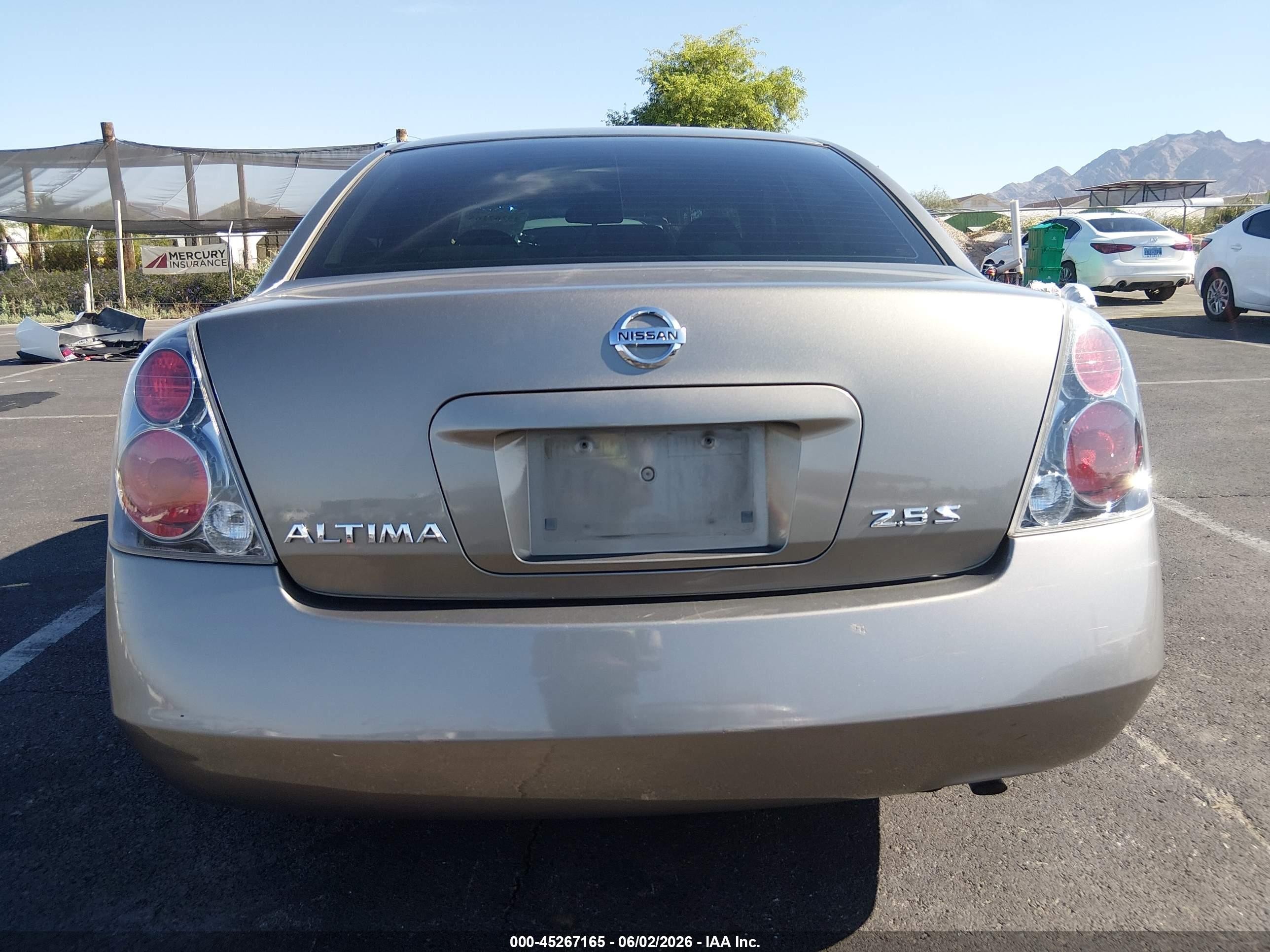 2005 Nissan Altima 2.5 S Gray vin: 1N4AL11D85N441166