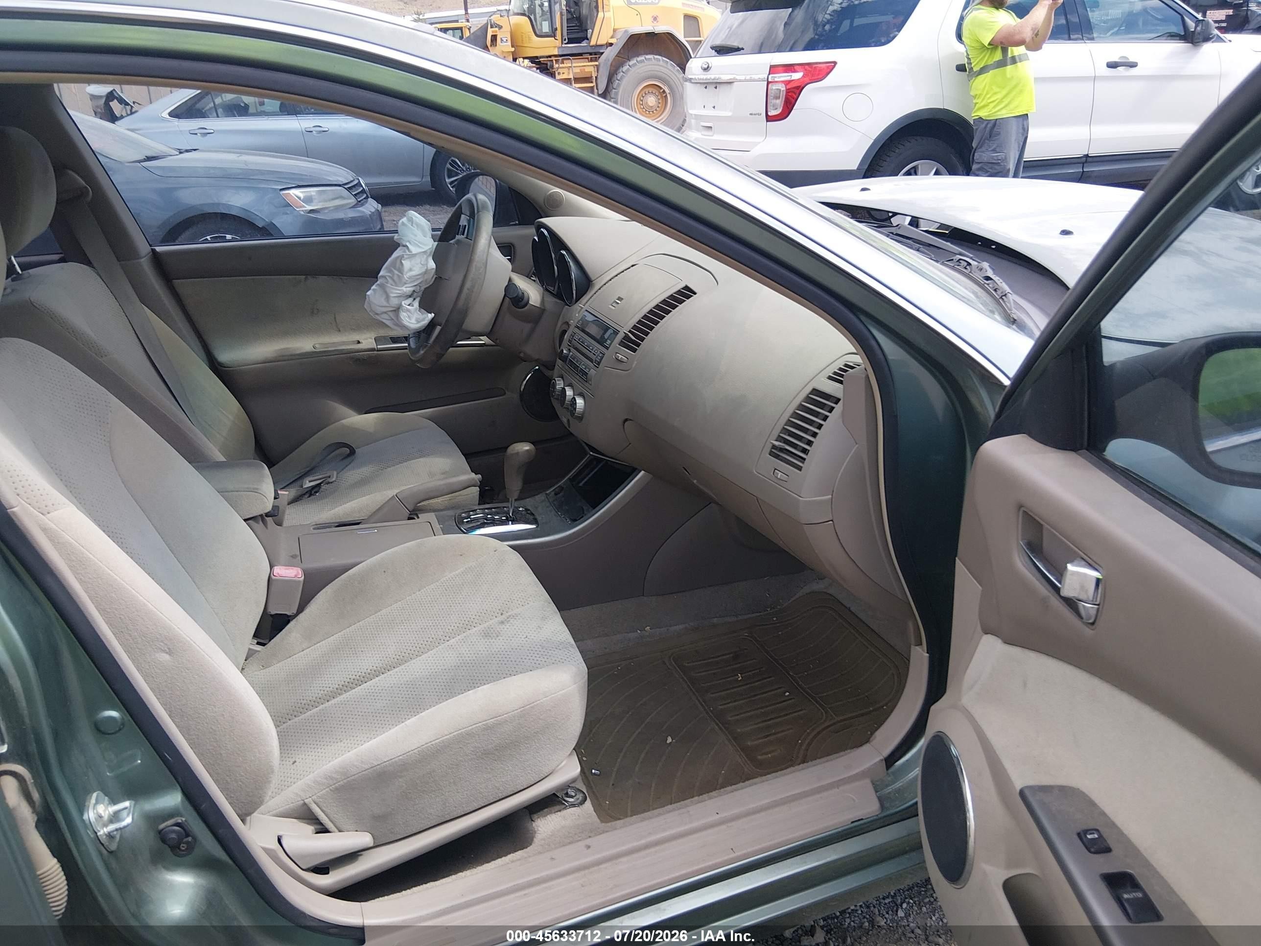 2006 Nissan Altima 2.5 S Green vin: 1N4AL11D86C149546