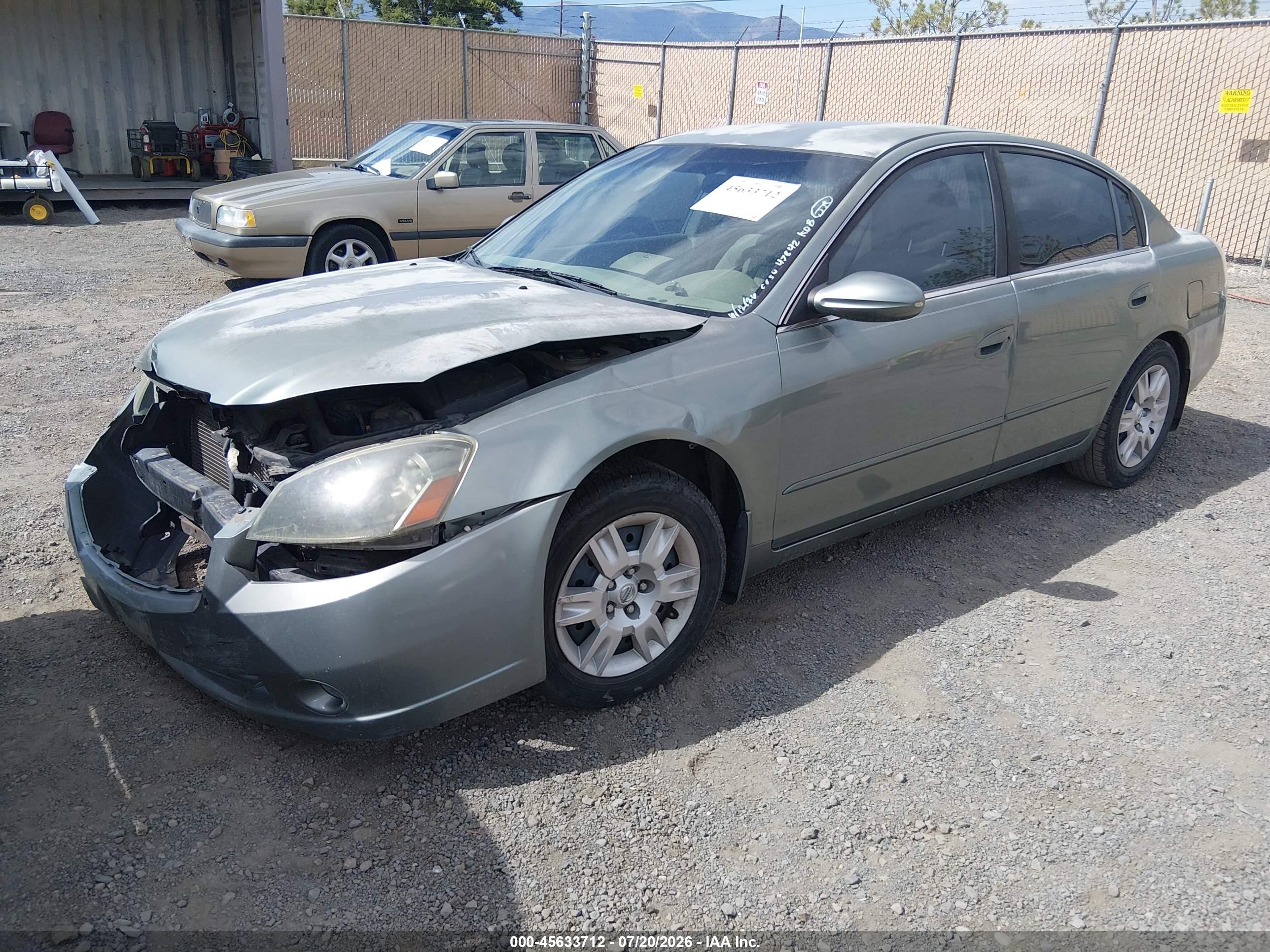 2006 Nissan Altima 2.5 S Green vin: 1N4AL11D86C149546