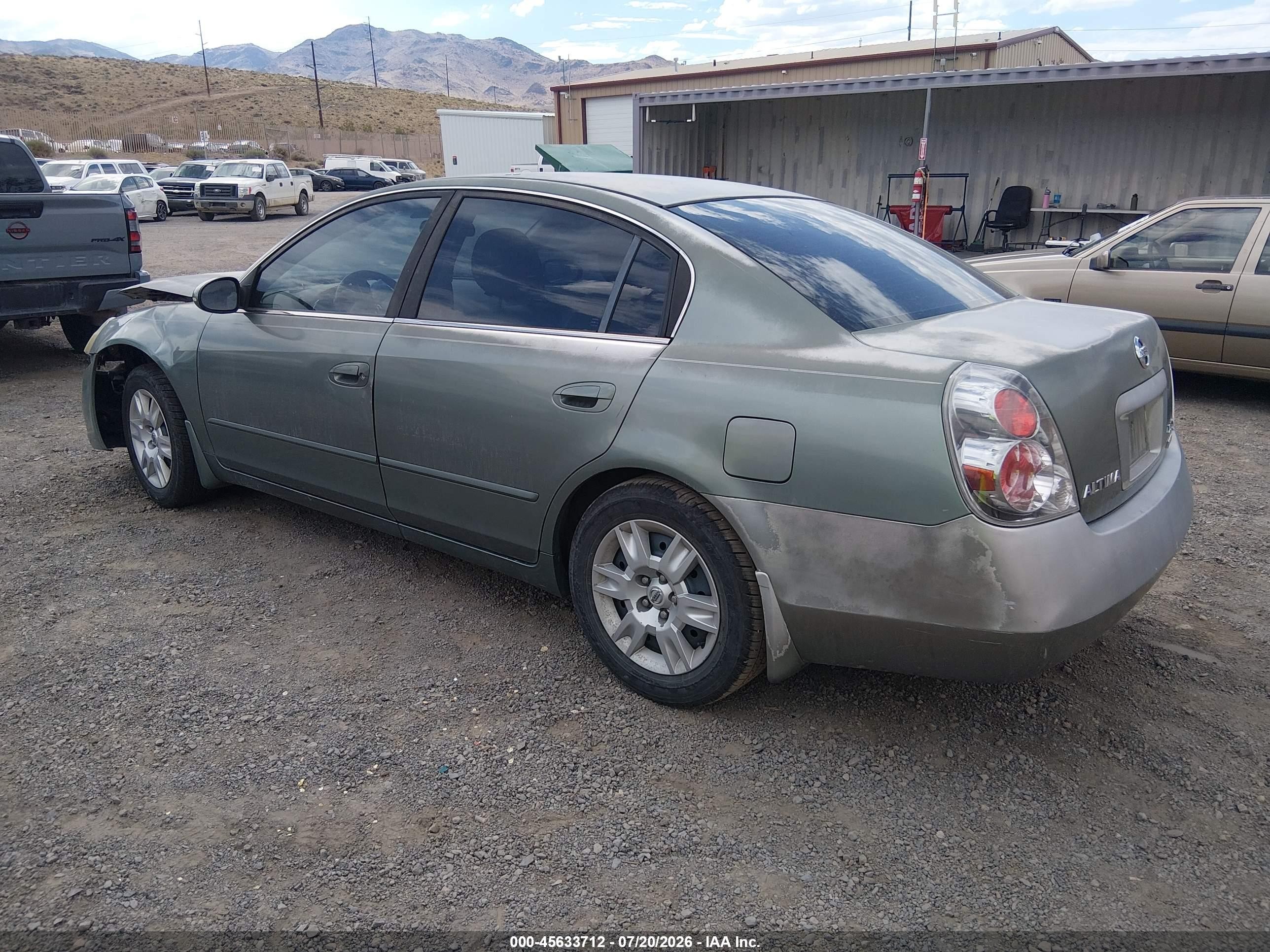 2006 Nissan Altima 2.5 S Green vin: 1N4AL11D86C149546