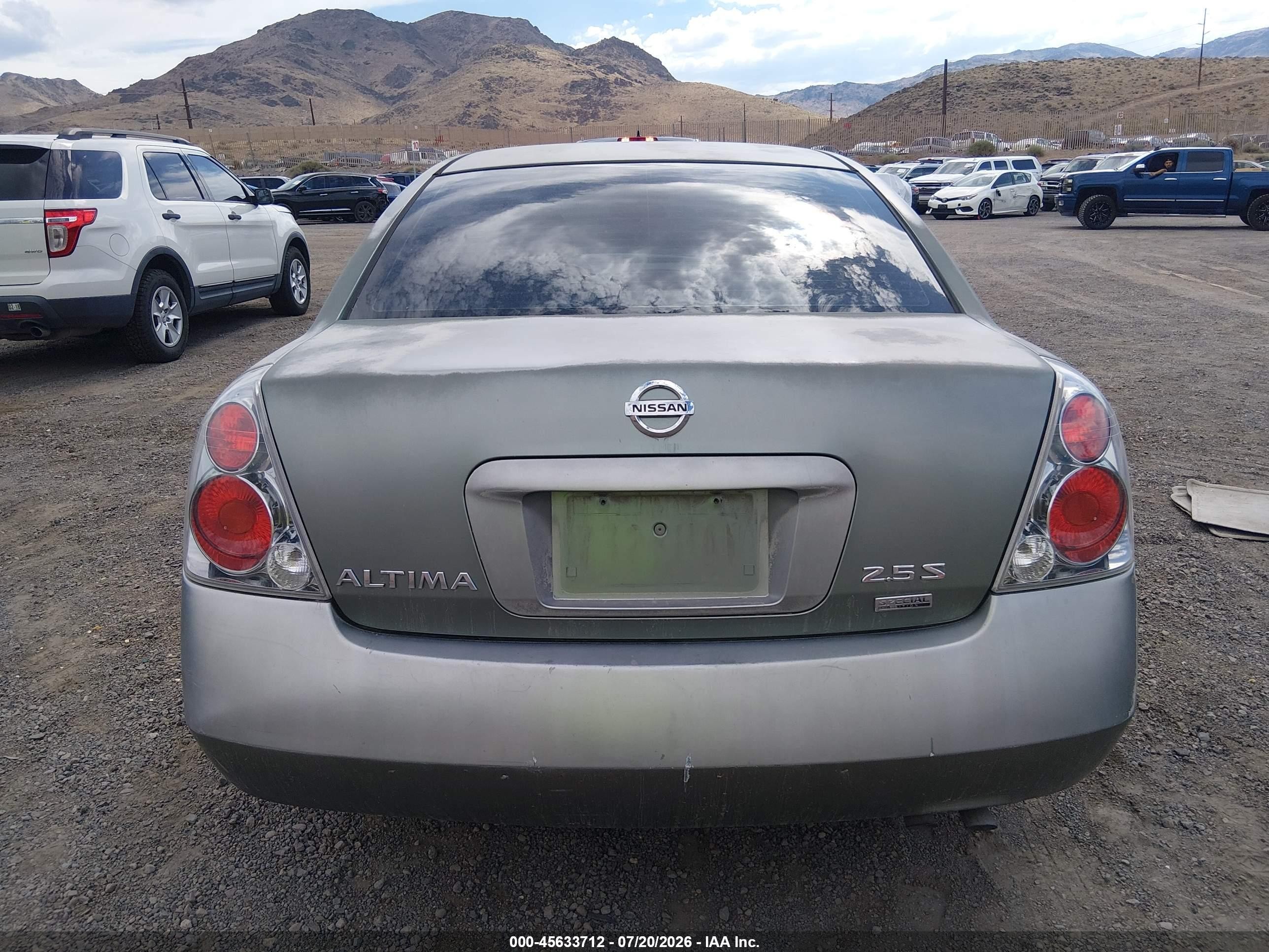 2006 Nissan Altima 2.5 S Green vin: 1N4AL11D86C149546