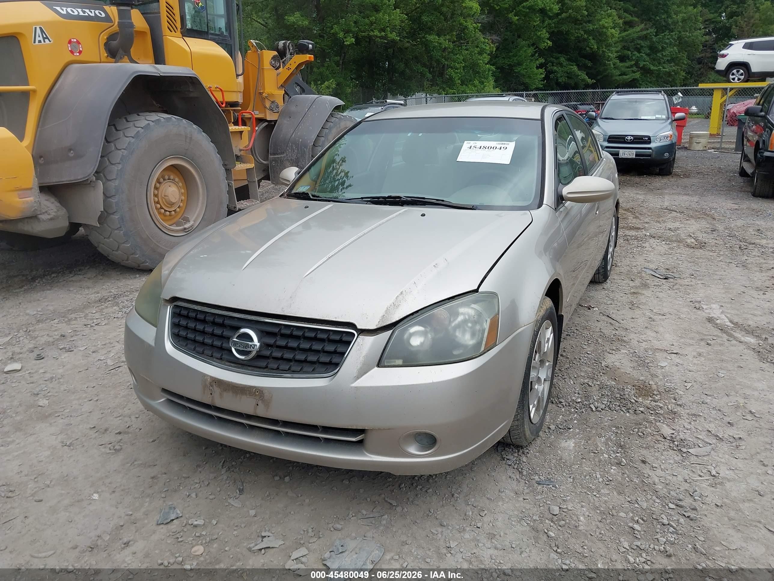 2006 Nissan Altima 2.5 S Gold vin: 1N4AL11D86C181168