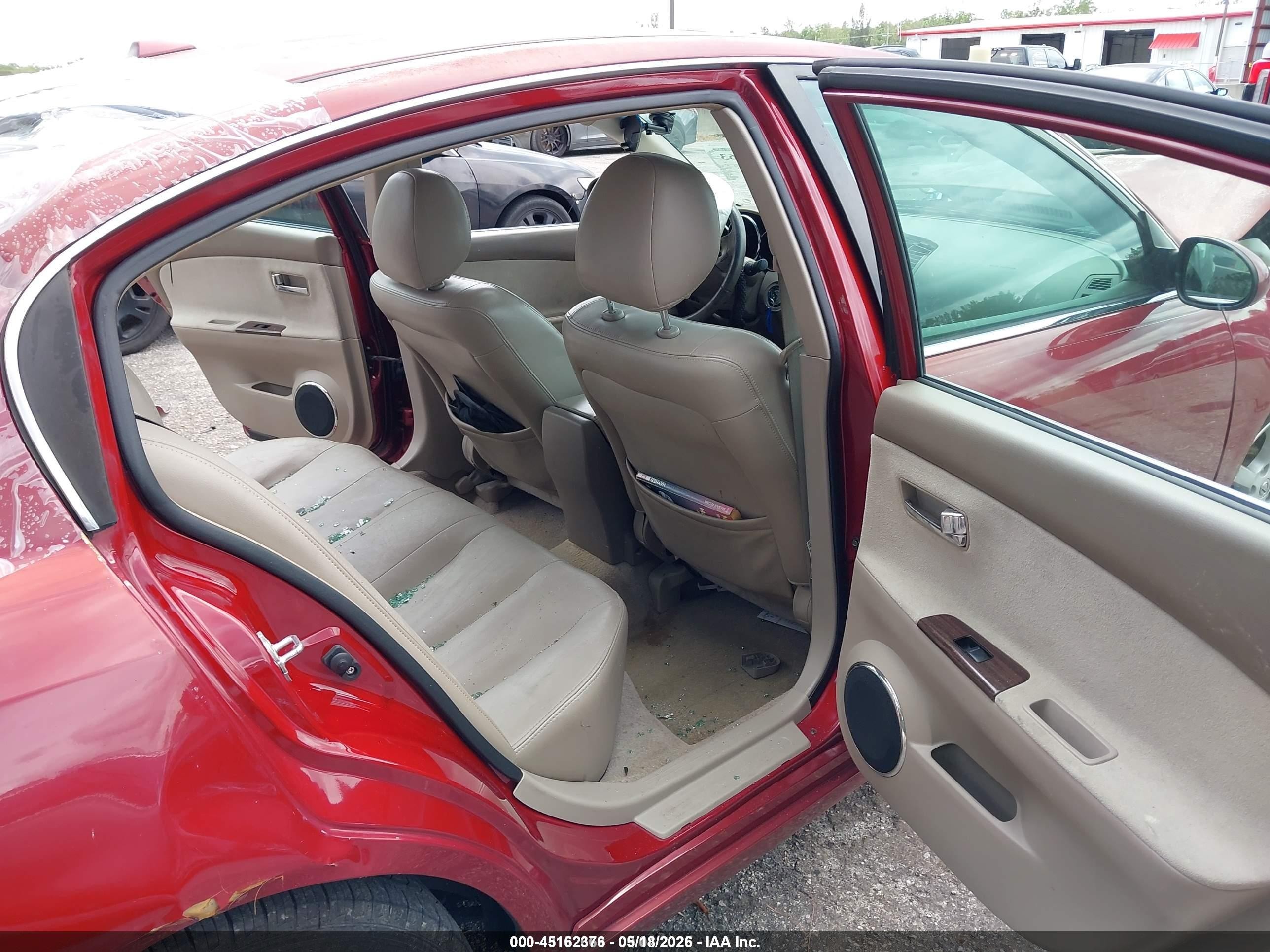 2006 Nissan Altima 2.5 S Red vin: 1N4AL11D86C195913