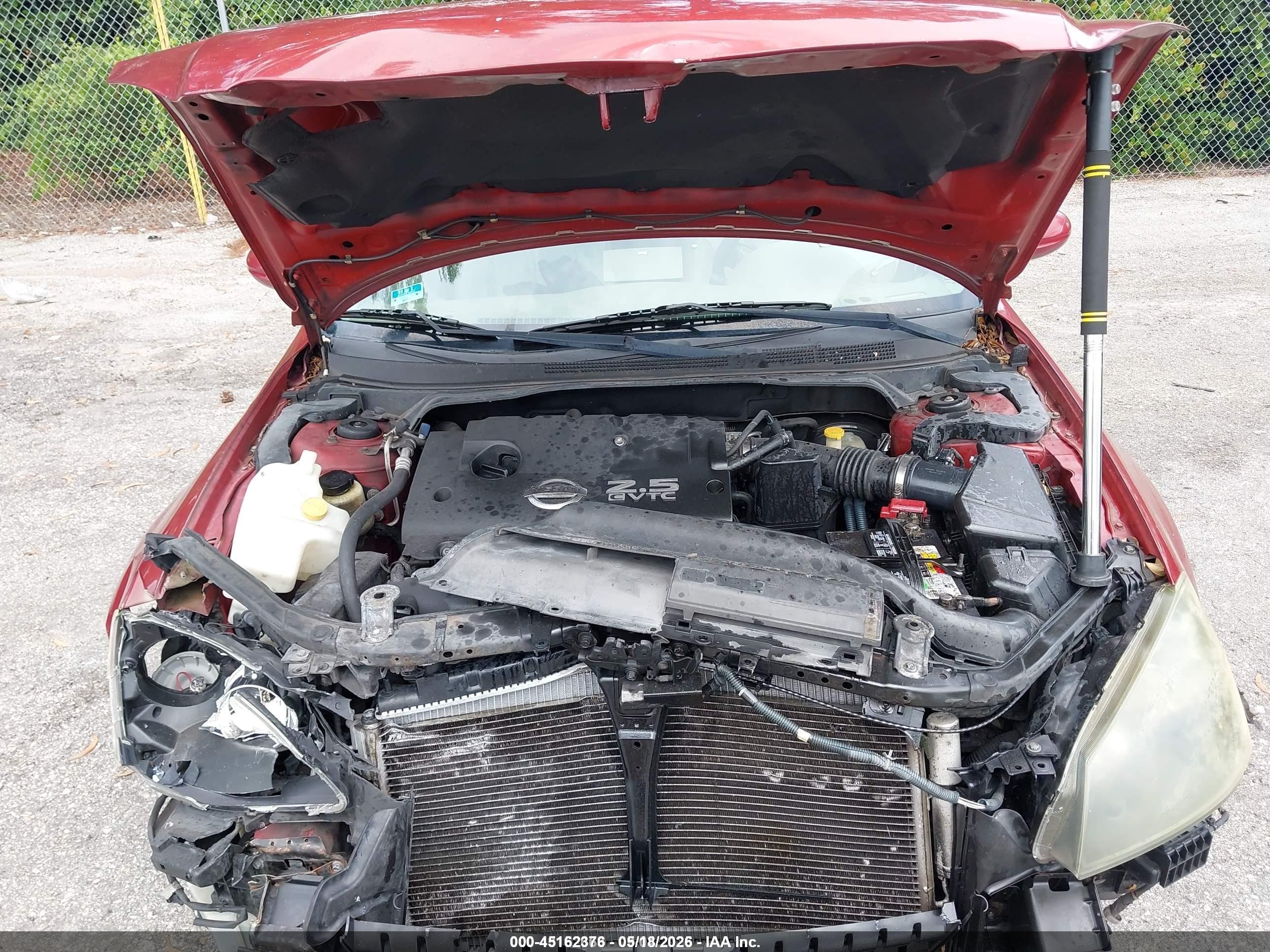2006 Nissan Altima 2.5 S Red vin: 1N4AL11D86C195913