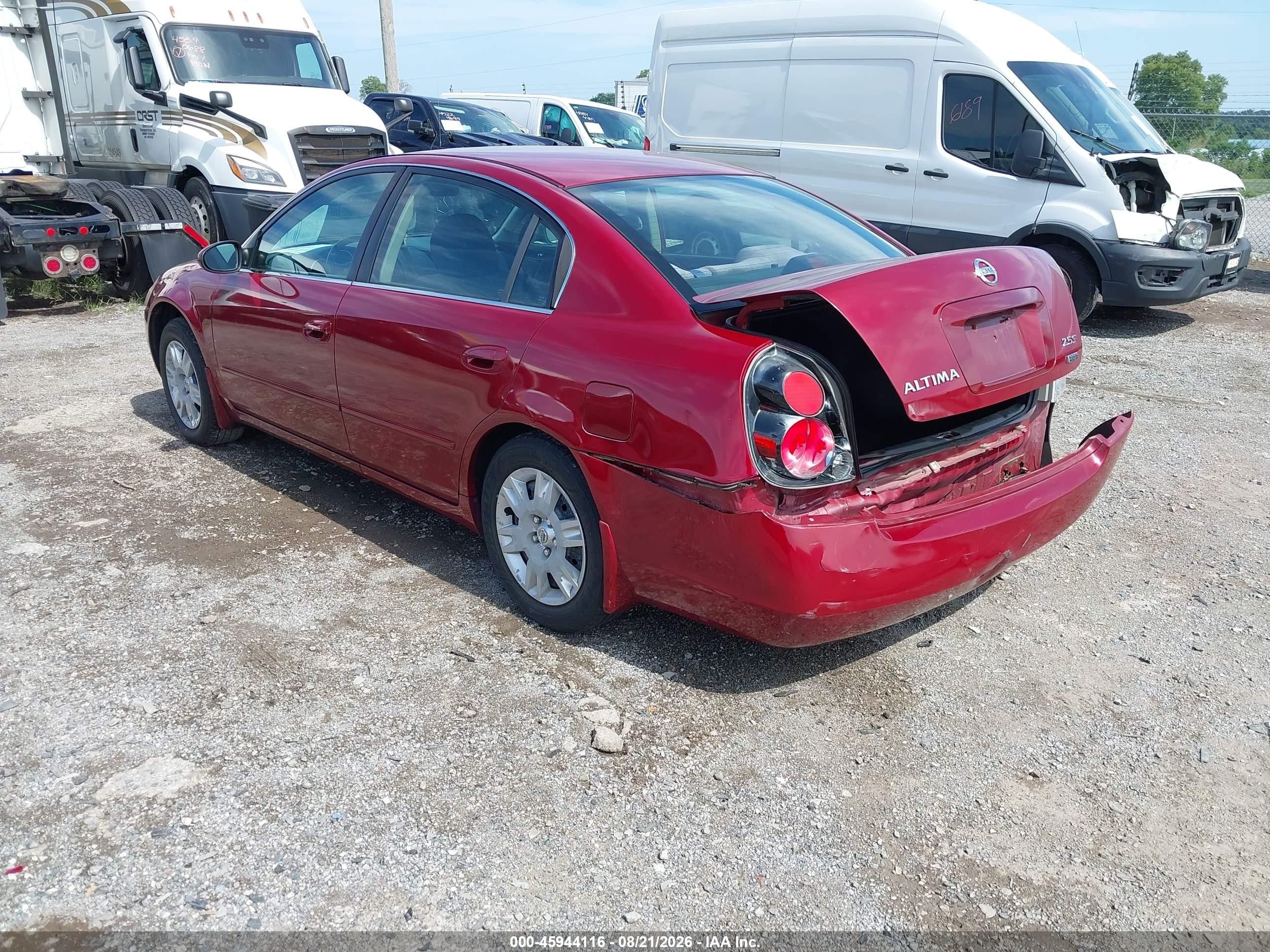2006 Nissan Altima 2.5 S Maroon vin: 1N4AL11D86C207686