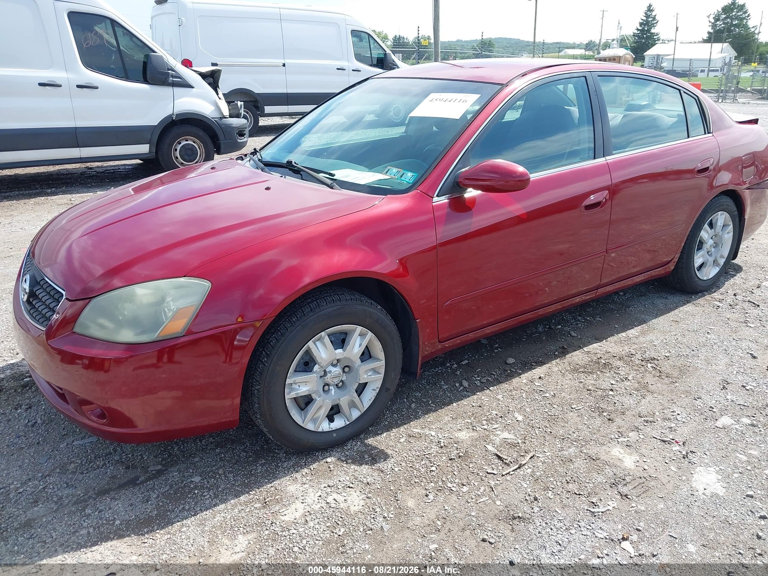 2006 Nissan Altima 2.5 S Maroon vin: 1N4AL11D86C207686