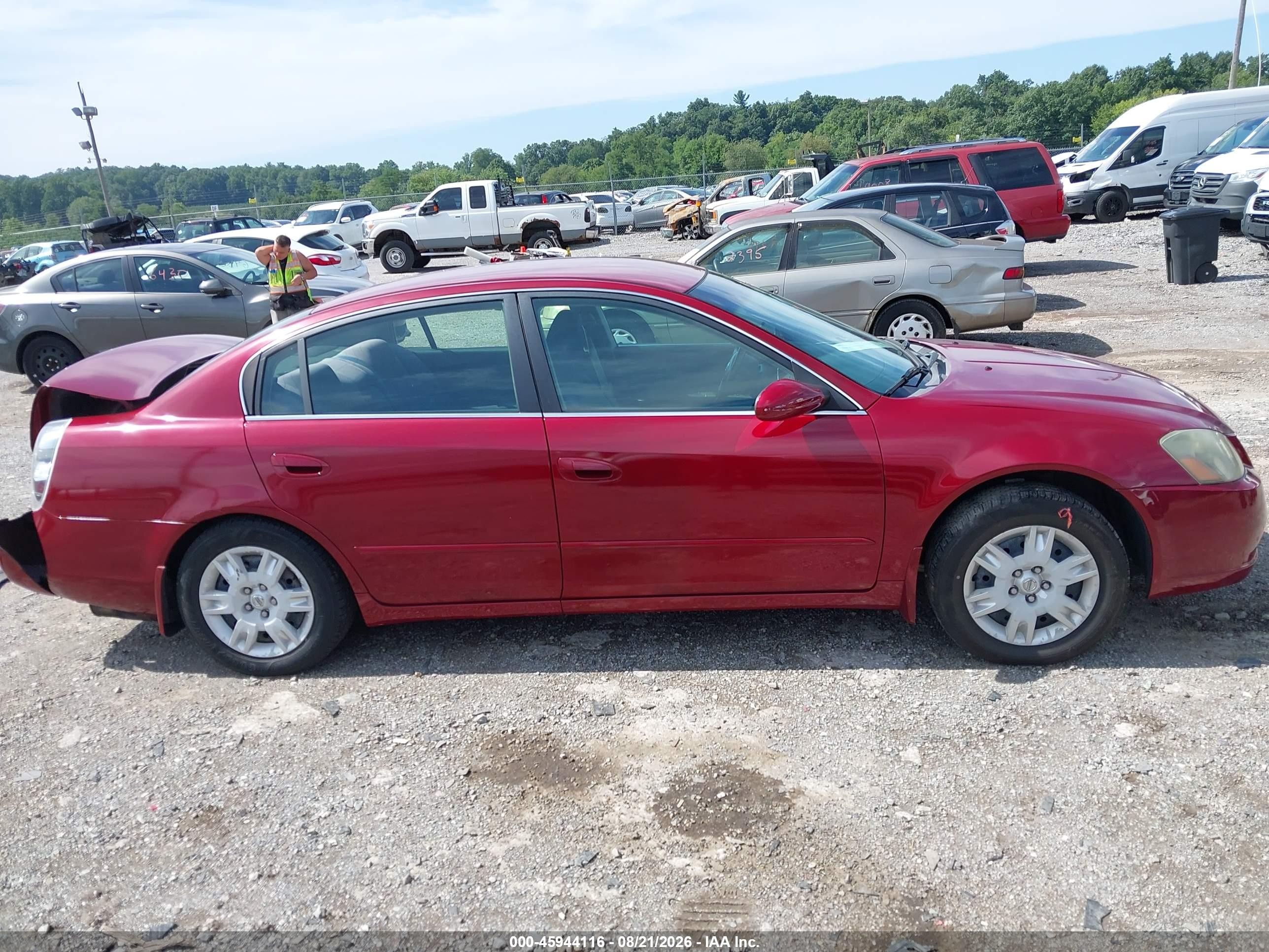2006 Nissan Altima 2.5 S Maroon vin: 1N4AL11D86C207686