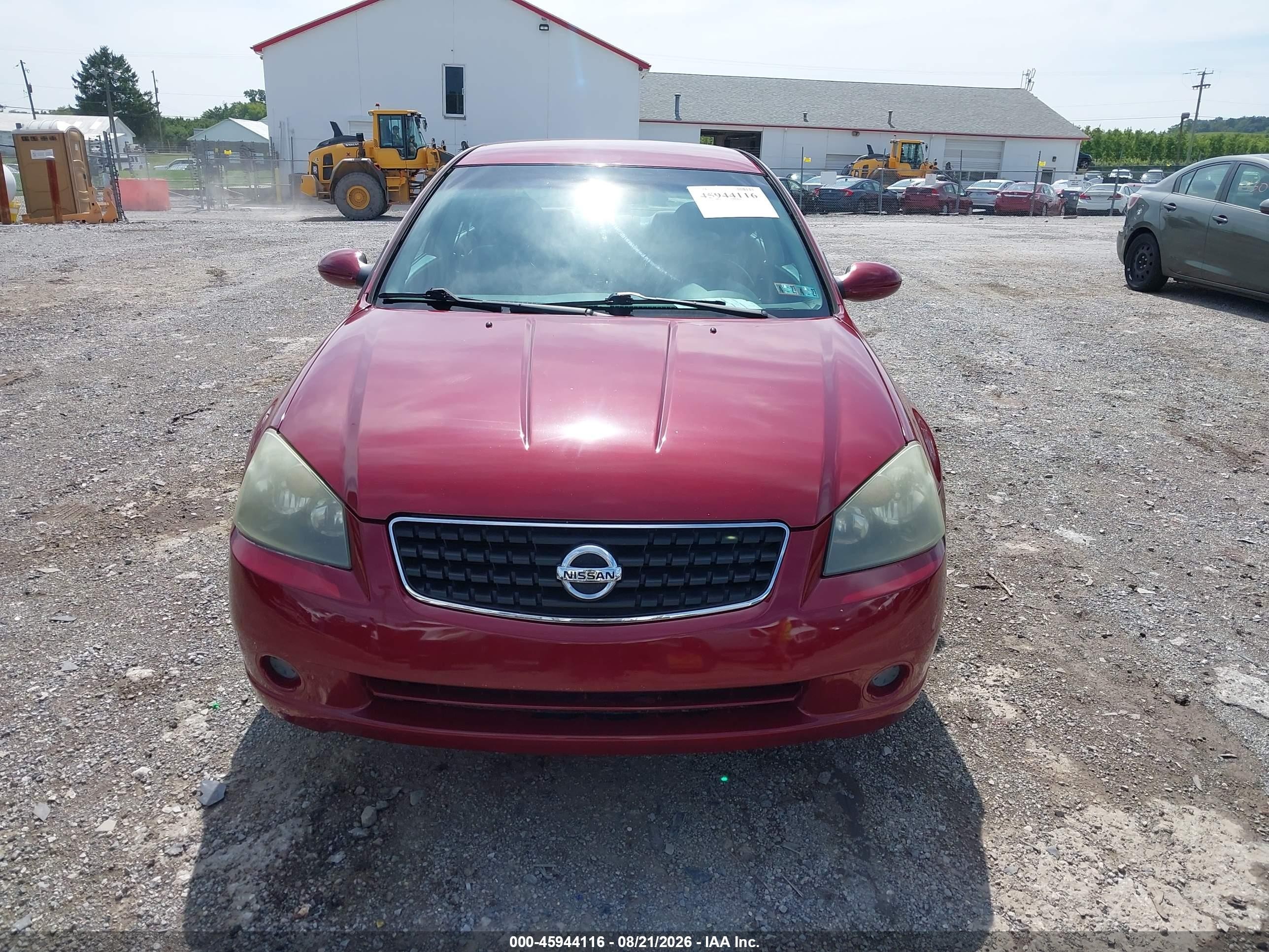 2006 Nissan Altima 2.5 S Maroon vin: 1N4AL11D86C207686