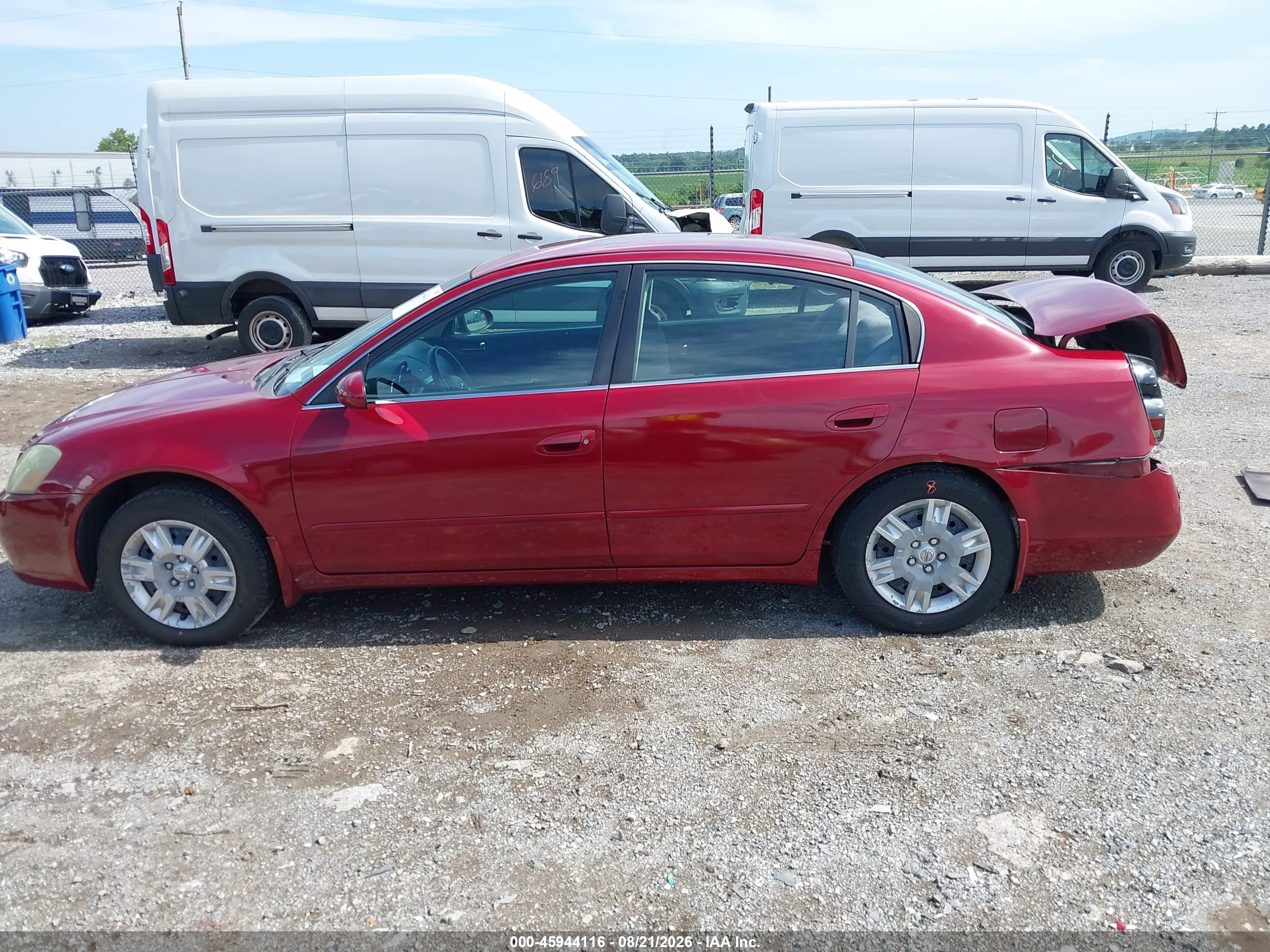 2006 Nissan Altima 2.5 S Maroon vin: 1N4AL11D86C207686