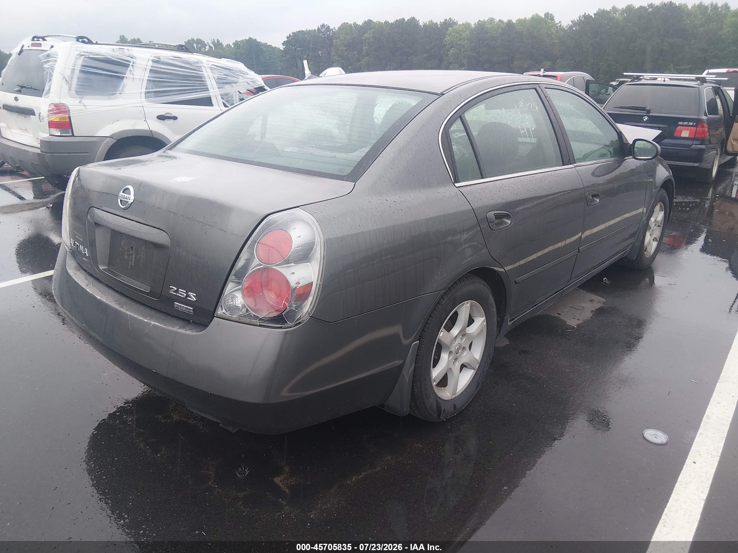 2006 Nissan Altima 2.5 S Gray vin: 1N4AL11D86C226206