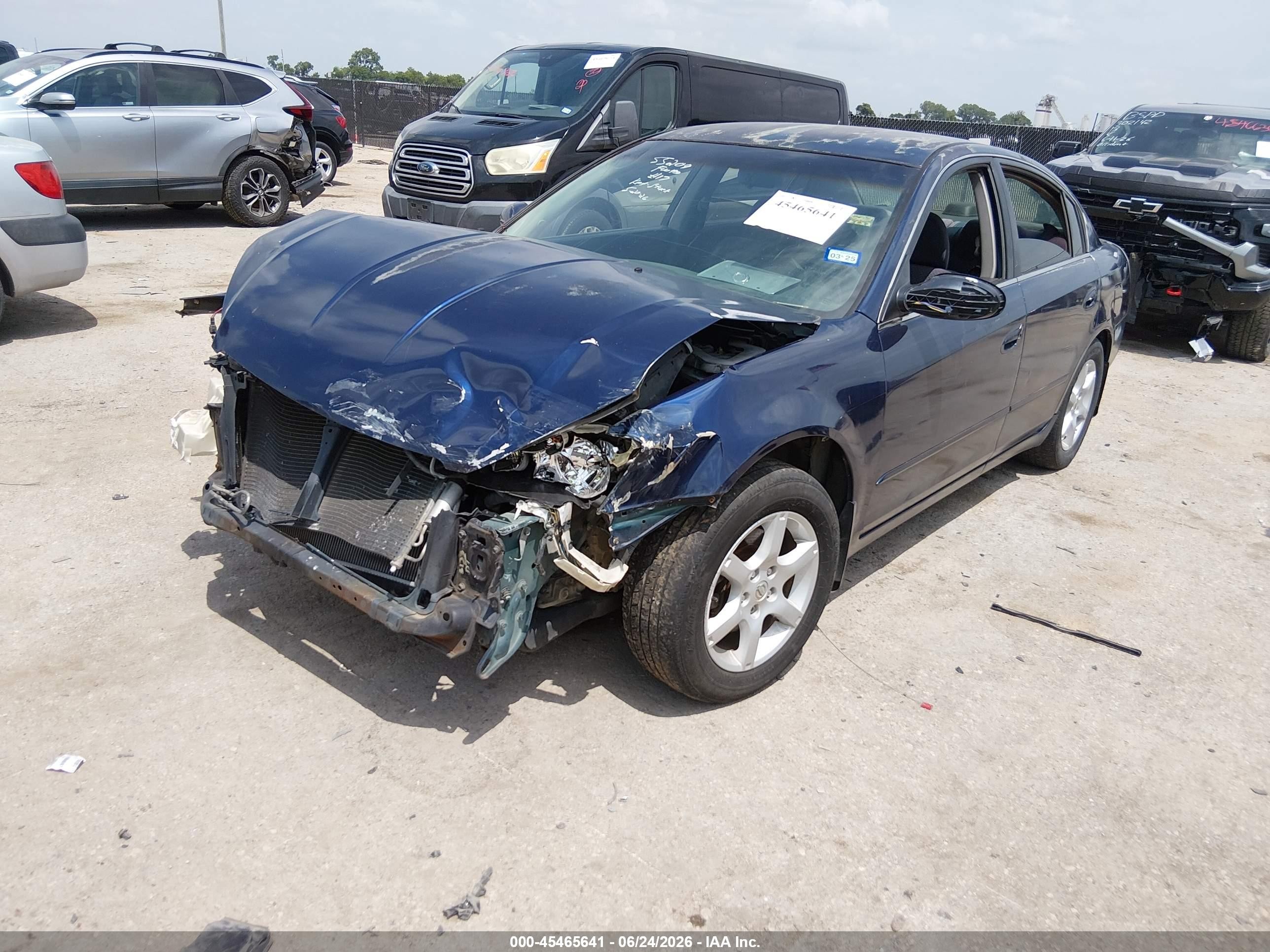 2006 Nissan Altima 2.5 S Blue vin: 1N4AL11D86C267659