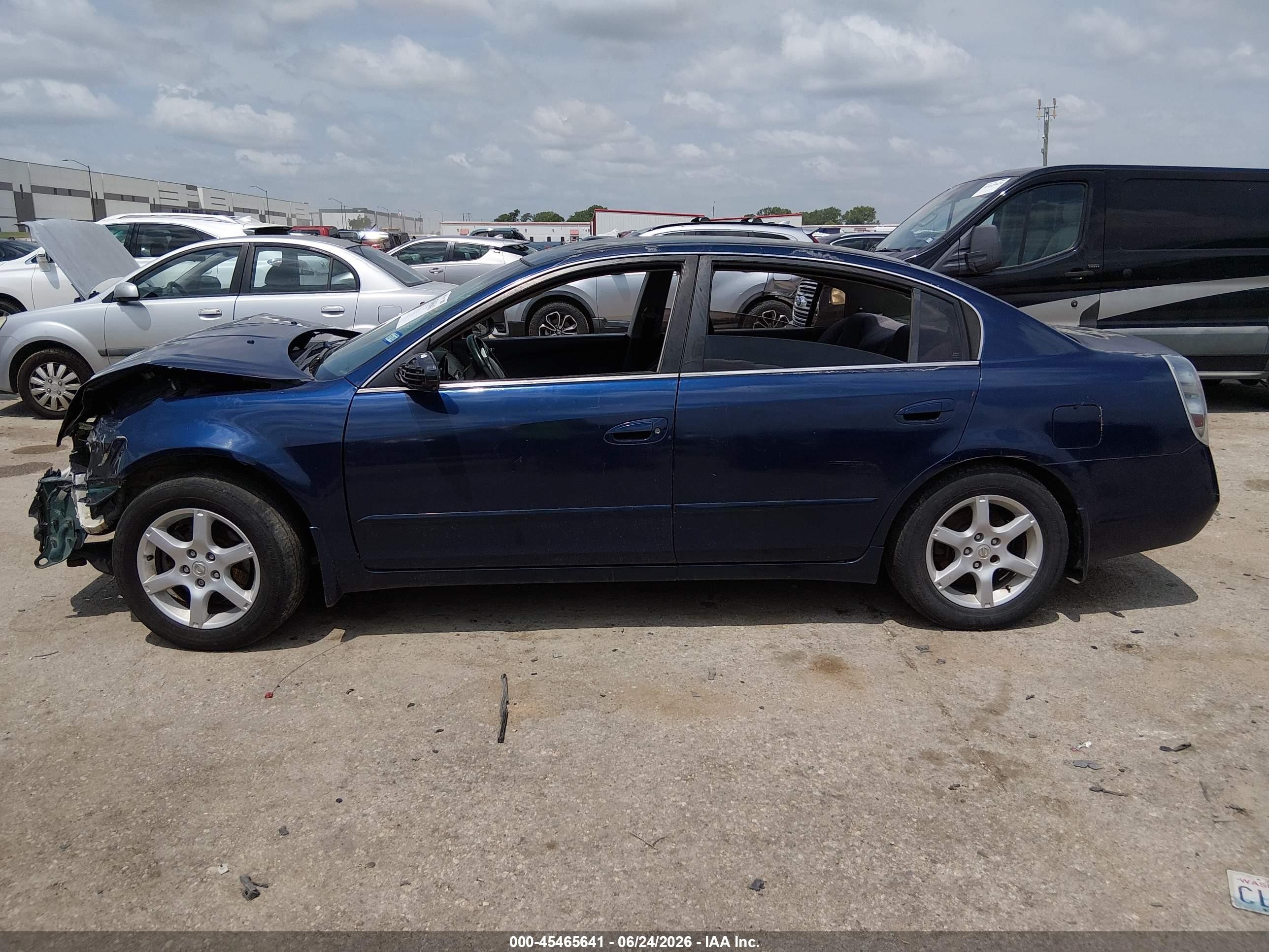 2006 Nissan Altima 2.5 S Blue vin: 1N4AL11D86C267659