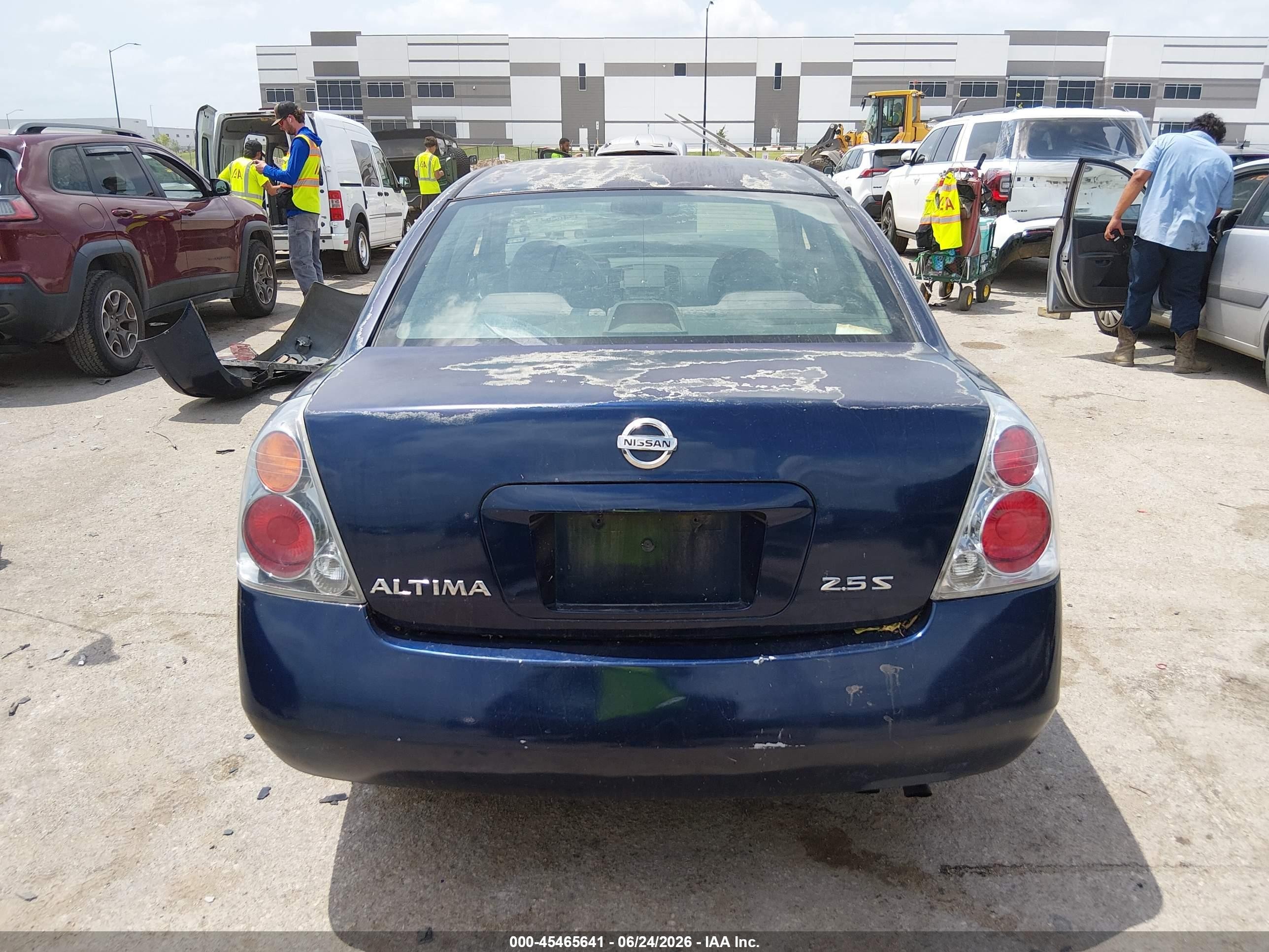 2006 Nissan Altima 2.5 S Blue vin: 1N4AL11D86C267659
