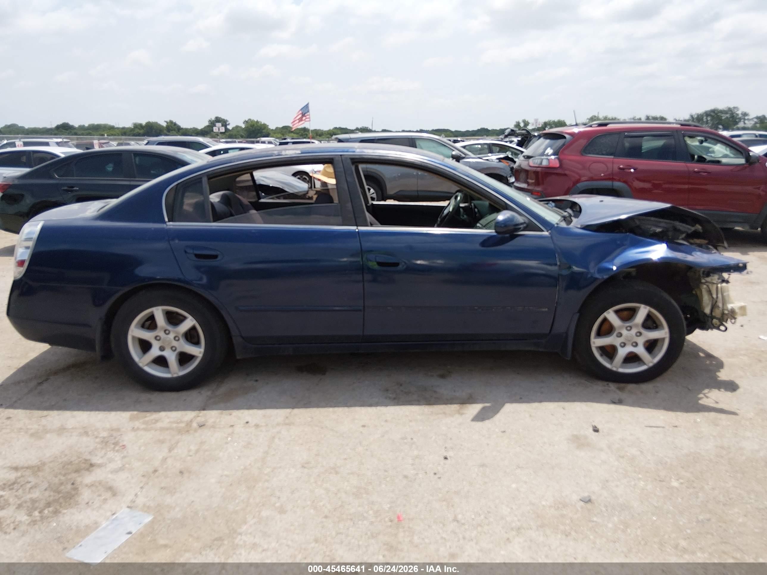 2006 Nissan Altima 2.5 S Blue vin: 1N4AL11D86C267659