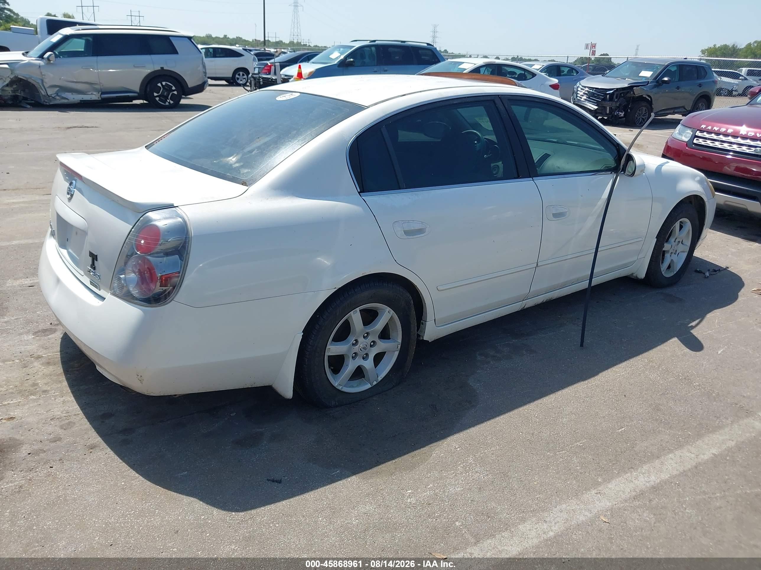 2006 Nissan Altima 2.5 S White vin: 1N4AL11D86N321000