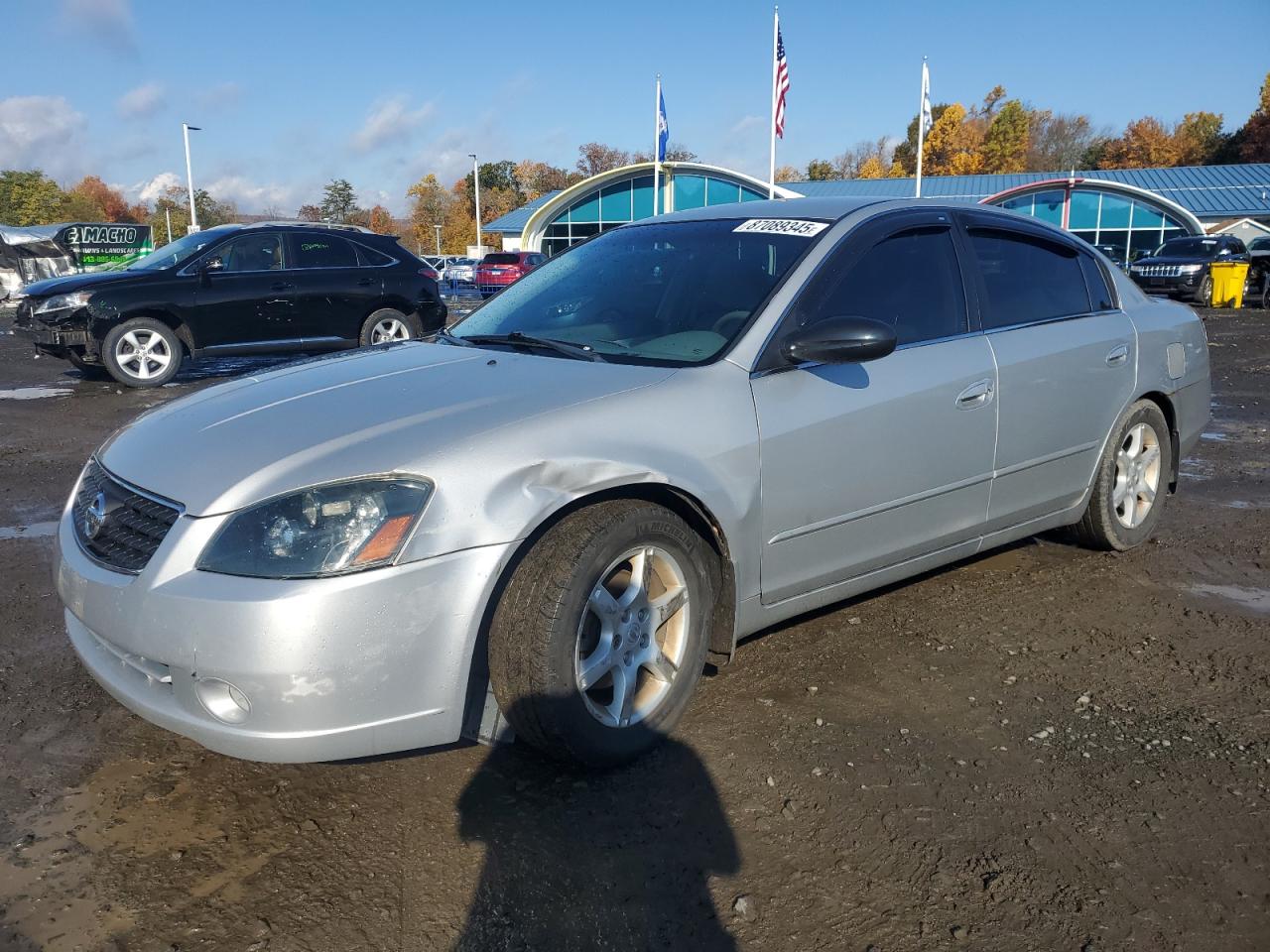2006 Nissan Altima S Серебряный vin: 1N4AL11D86N366177