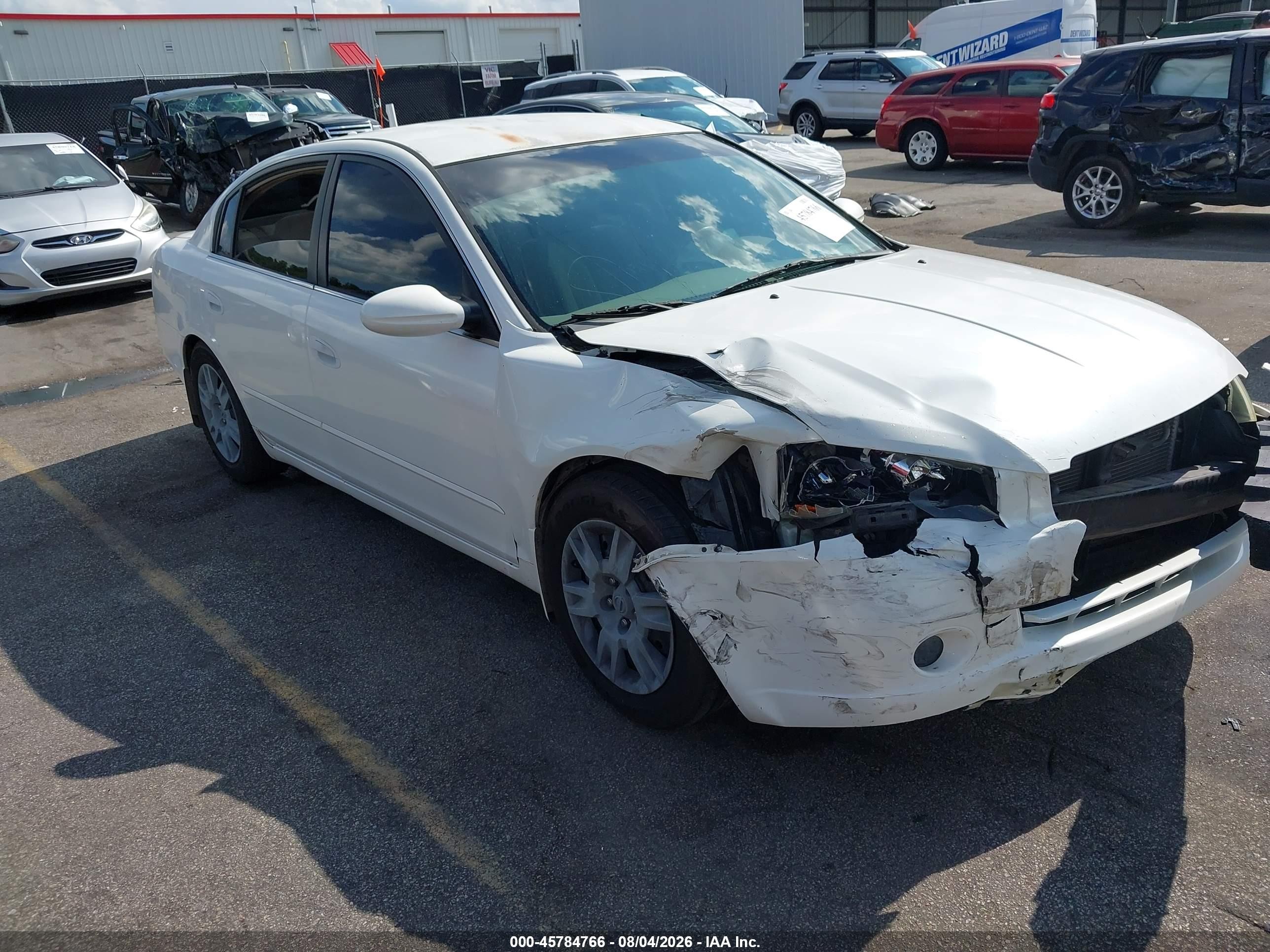 2006 Nissan Altima 2.5 S White vin: 1N4AL11D86N382198