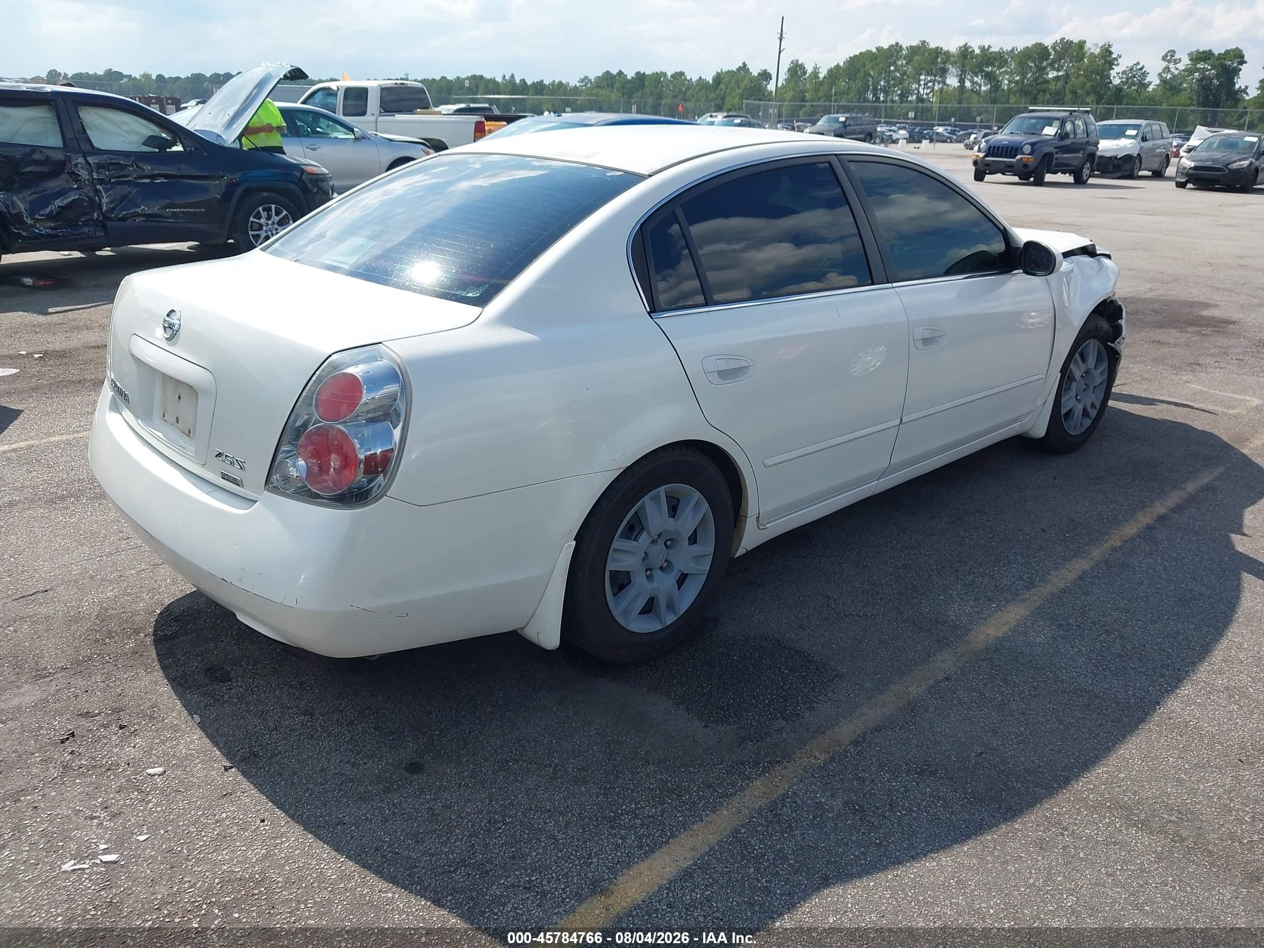 2006 Nissan Altima 2.5 S Белый vin: 1N4AL11D86N382198