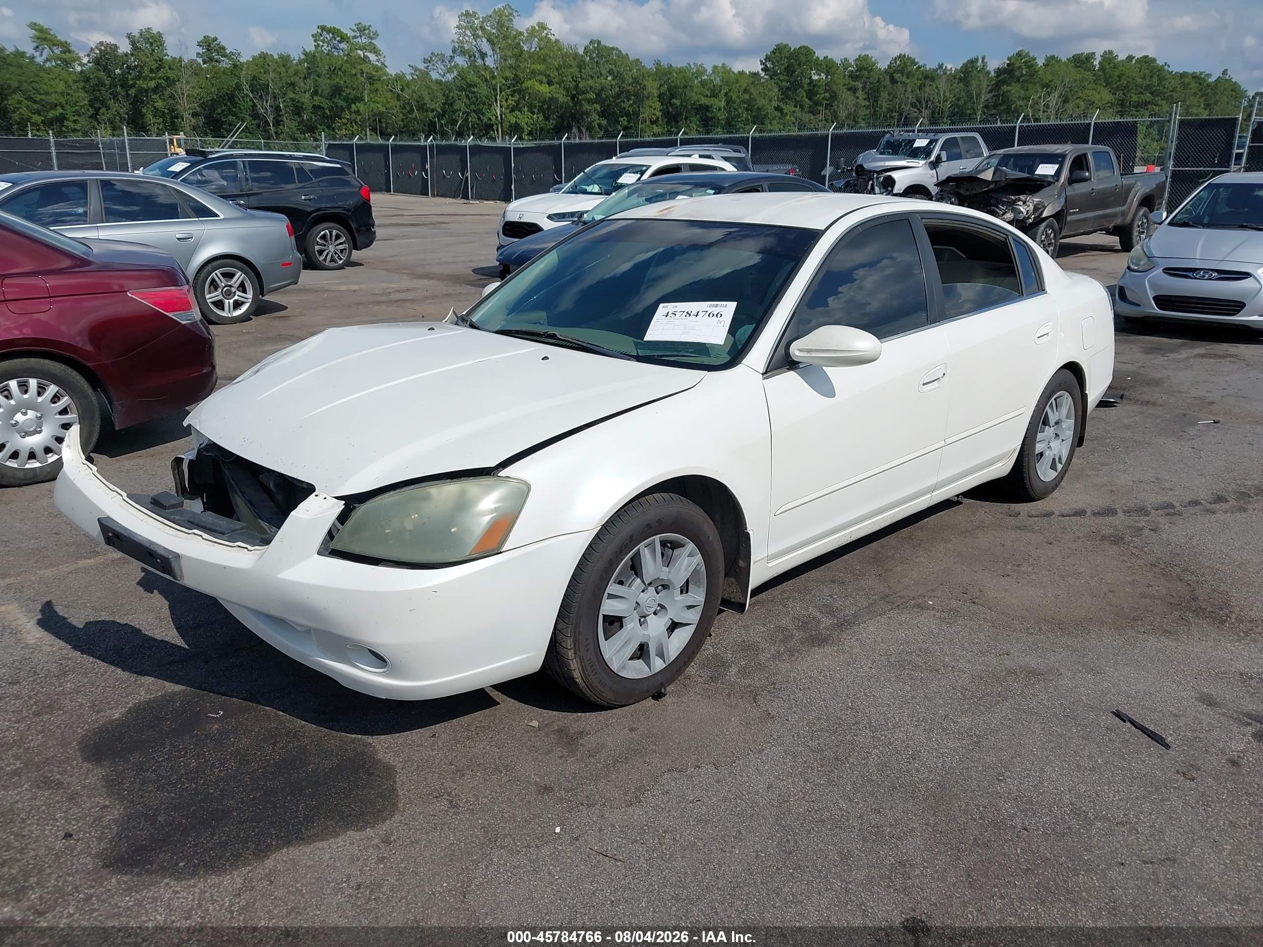 2006 Nissan Altima 2.5 S Белый vin: 1N4AL11D86N382198