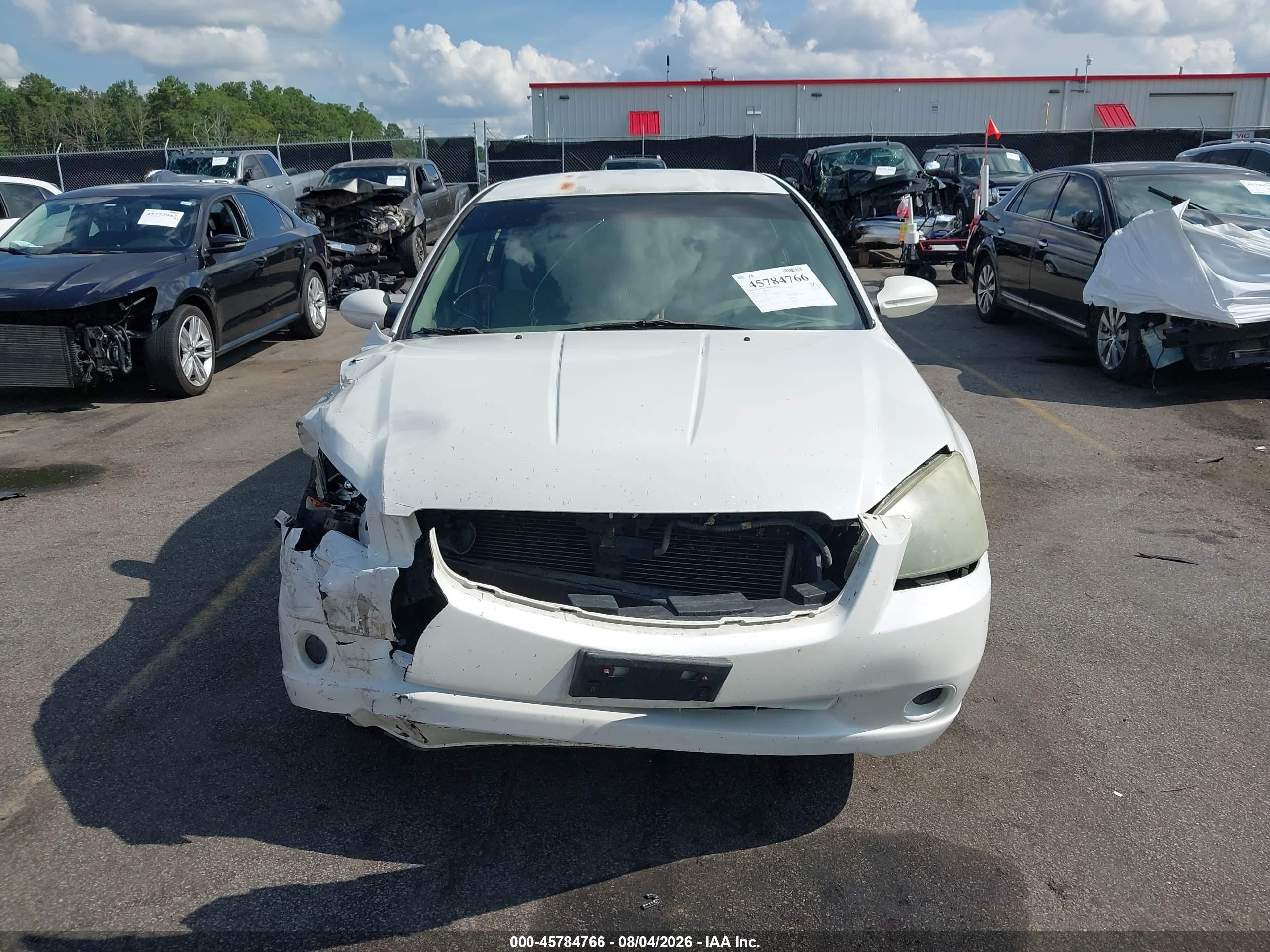 2006 Nissan Altima 2.5 S Белый vin: 1N4AL11D86N382198