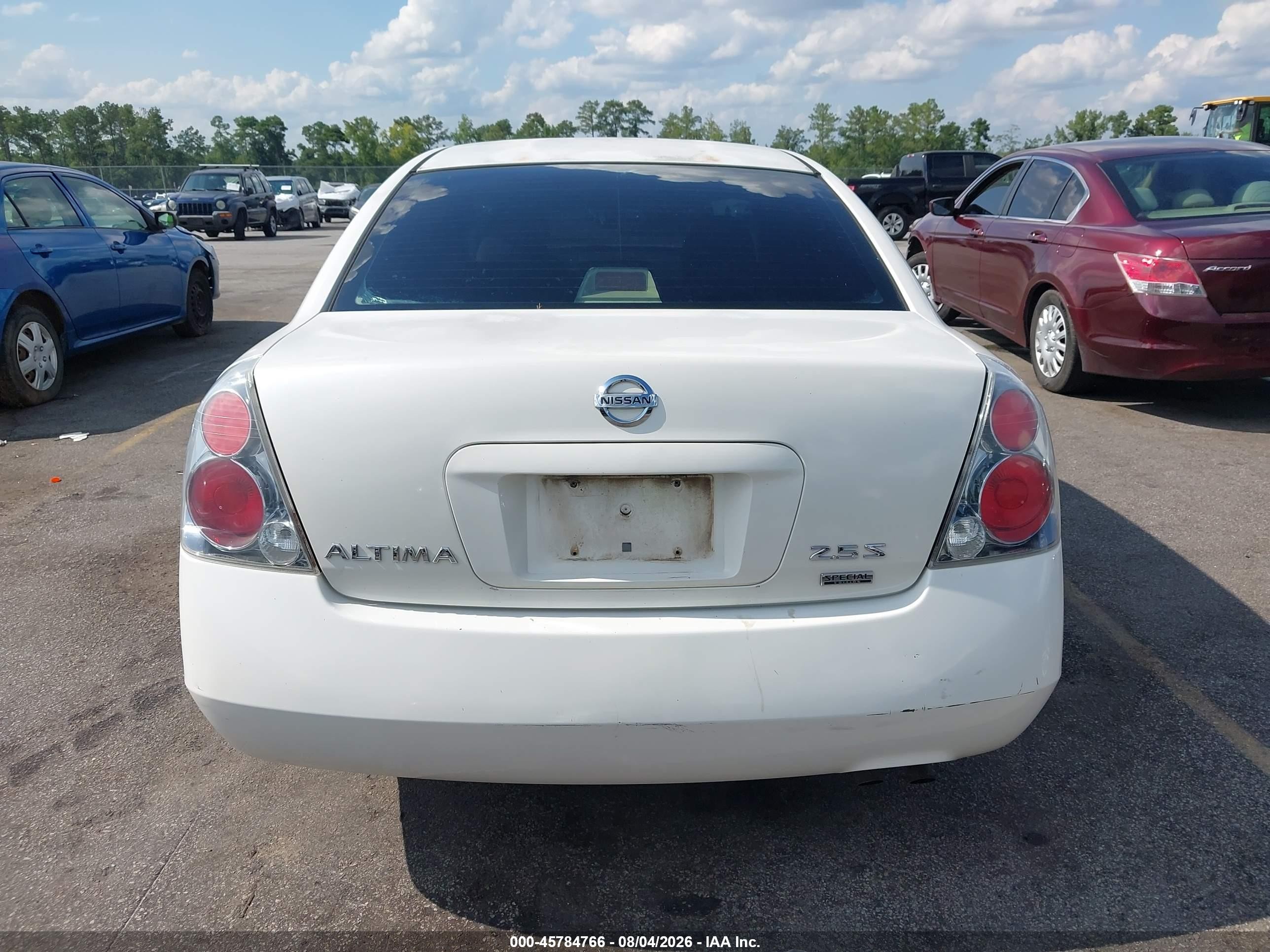 2006 Nissan Altima 2.5 S Белый vin: 1N4AL11D86N382198