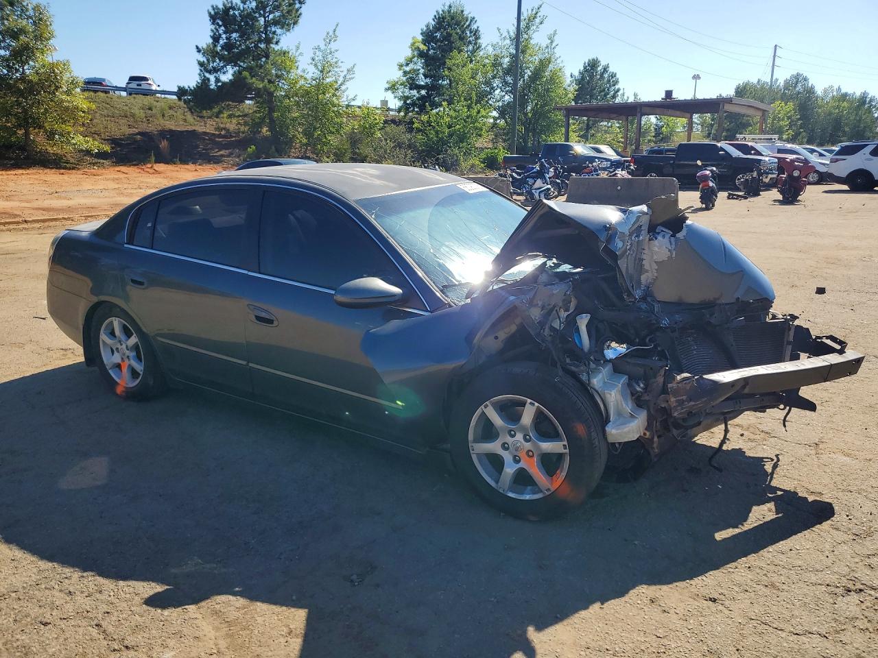 2006 Nissan Altima 2.5 Gray vin: 1N4AL11D86N414342