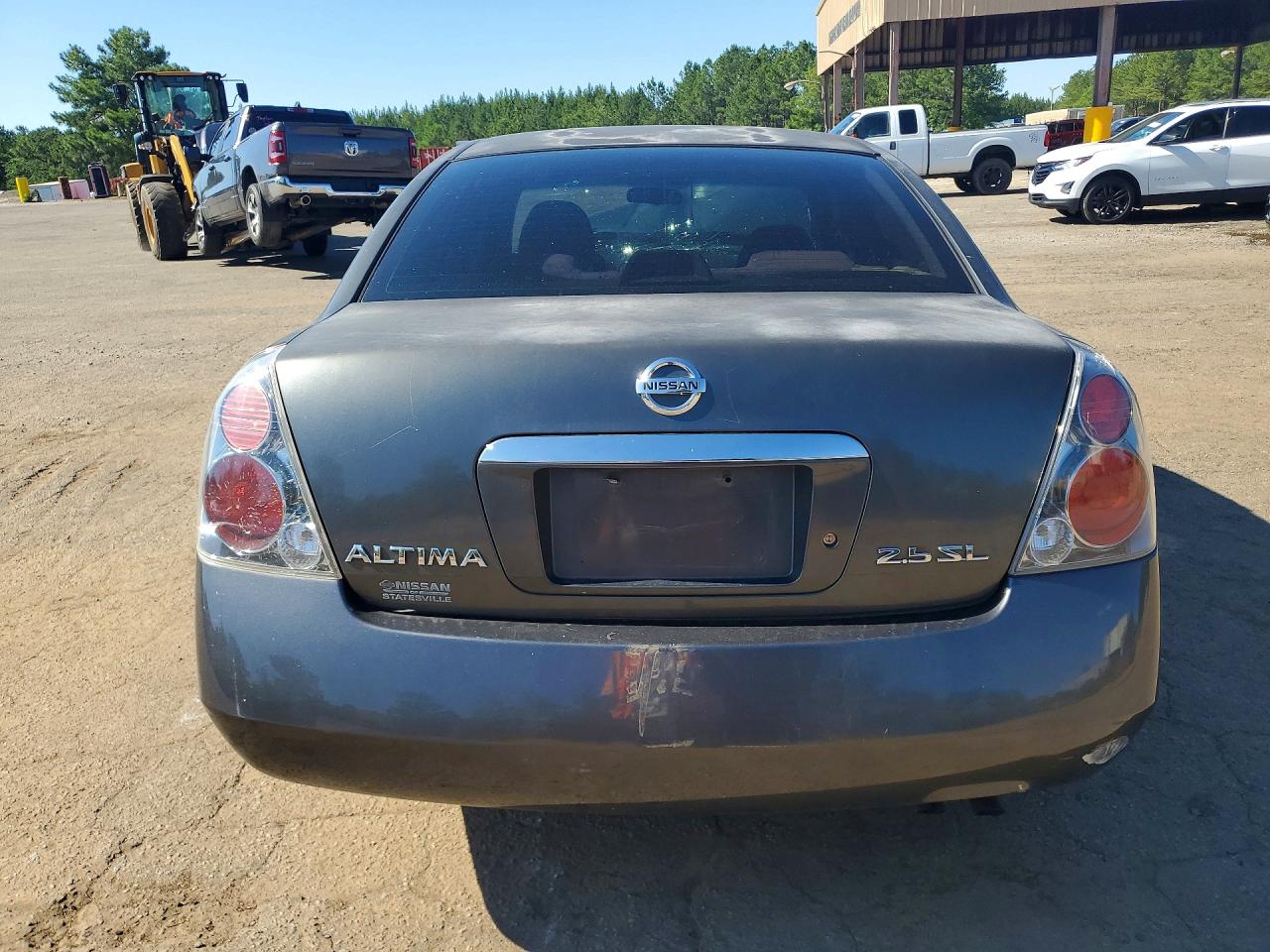 2006 Nissan Altima 2.5 Gray vin: 1N4AL11D86N414342
