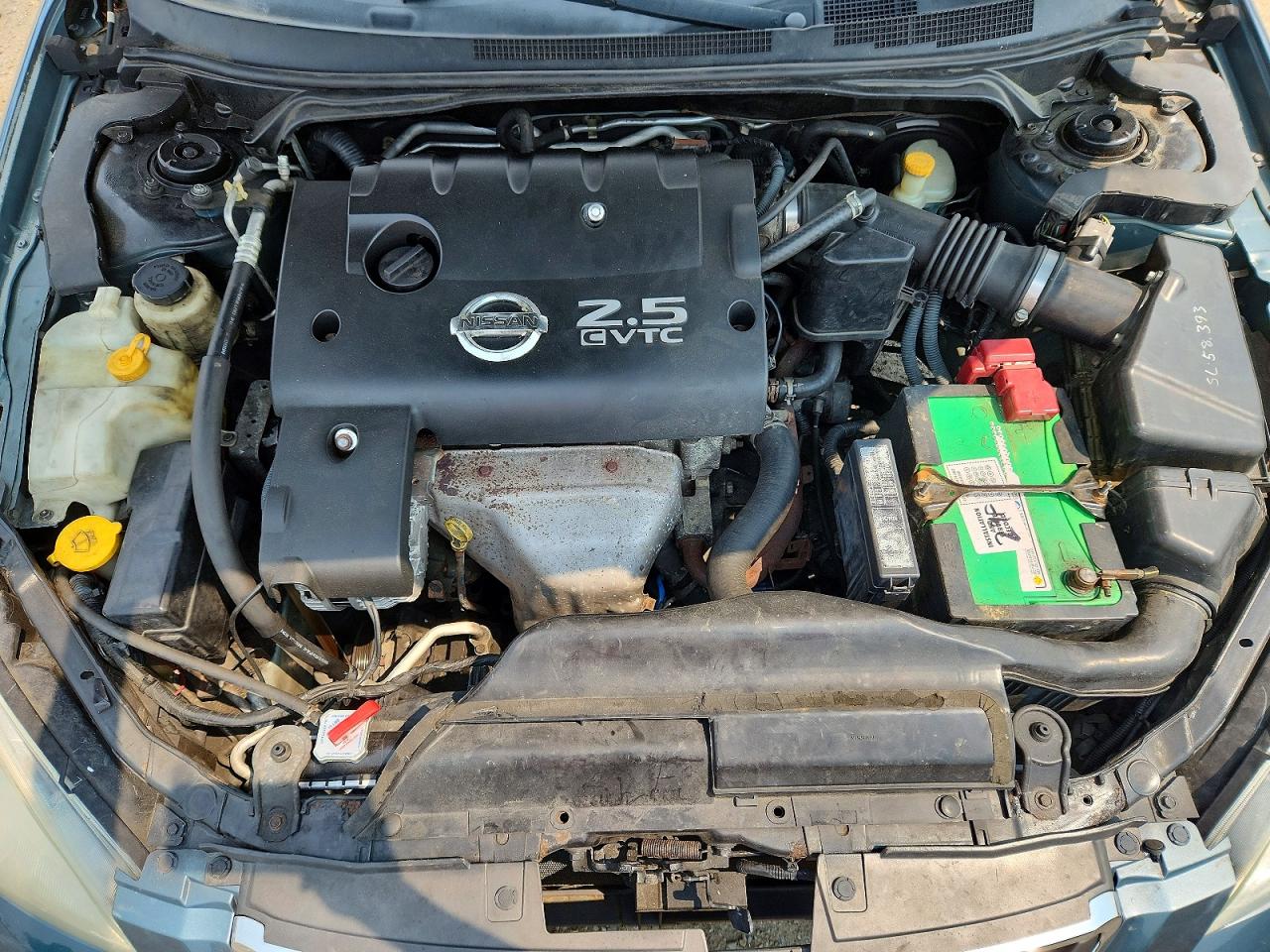 2002 Nissan Altima 2.5 Зеленый vin: 1N4AL11D92C116873