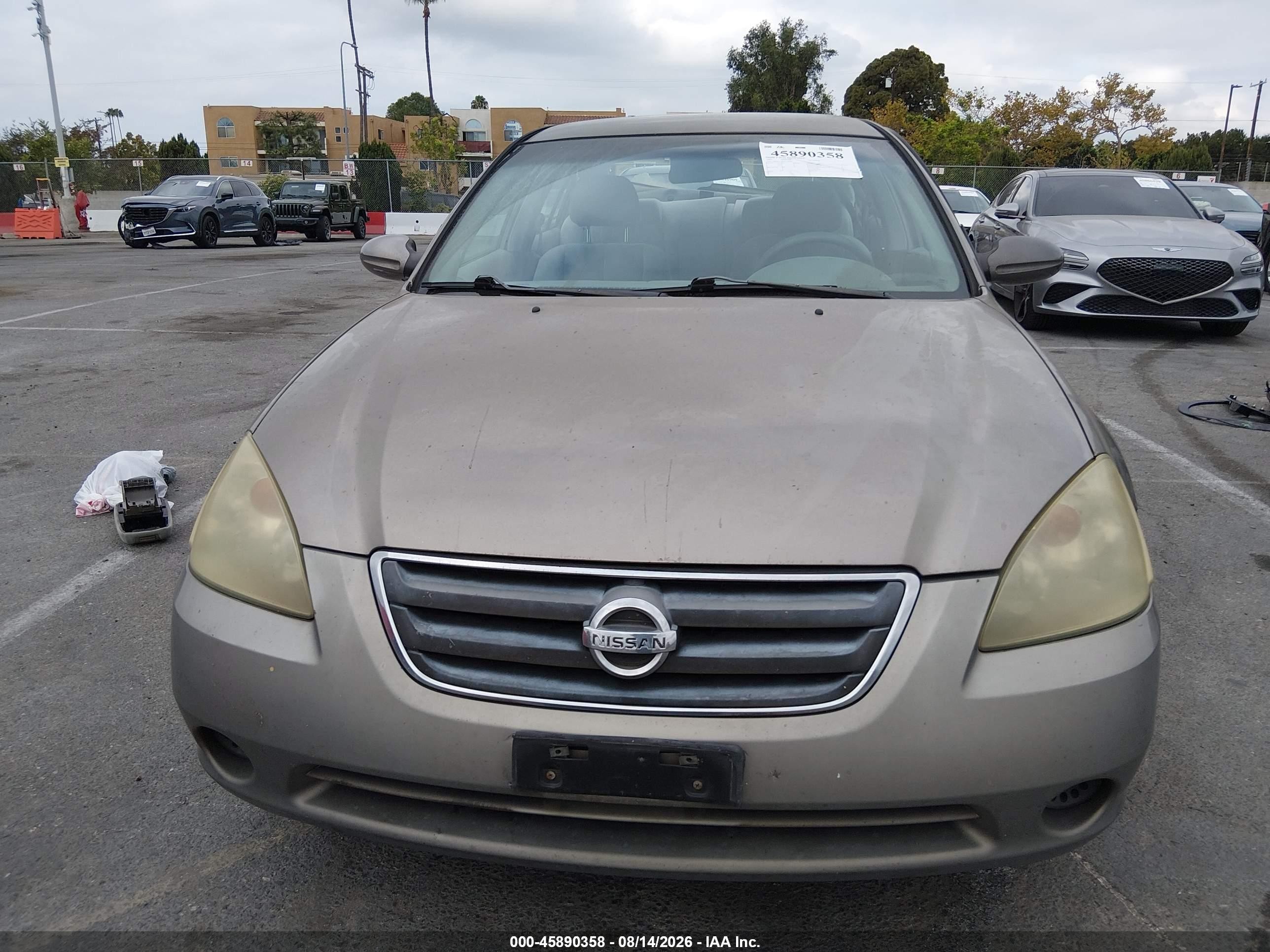 2003 Nissan Altima 2.5 S Коричневый vin: 1N4AL11D93C248002