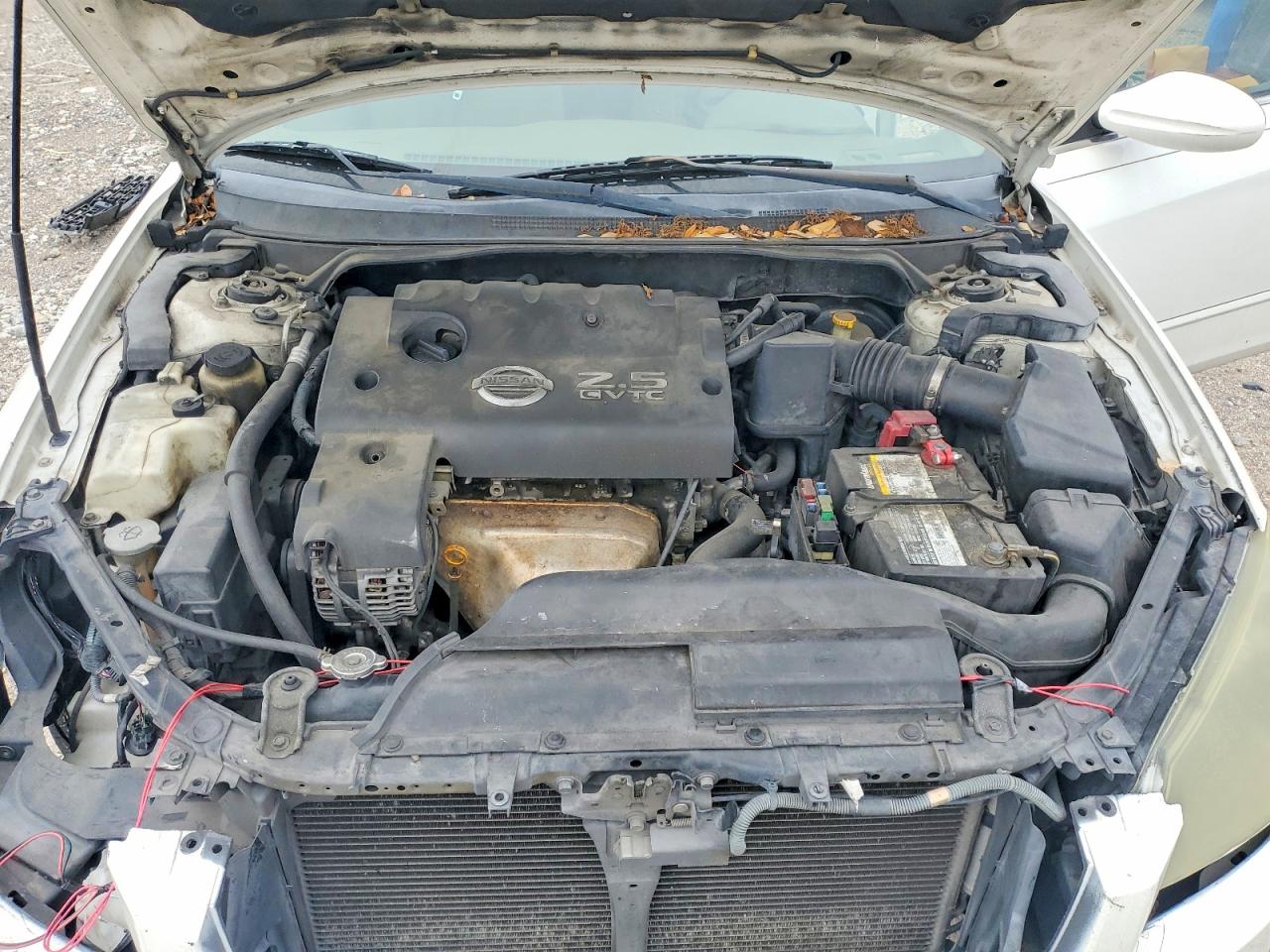 2005 Nissan Altima 2.5 White vin: 1N4AL11D95C278667