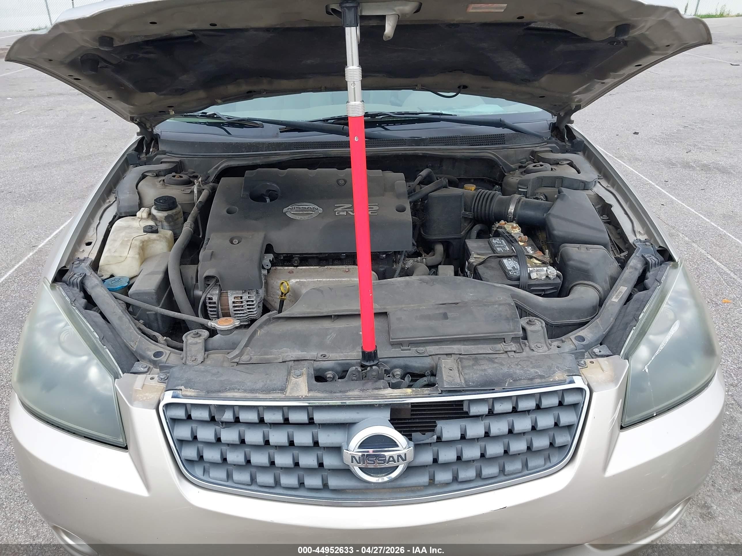 2005 Nissan Altima 2.5 S Tan vin: 1N4AL11D95N902584
