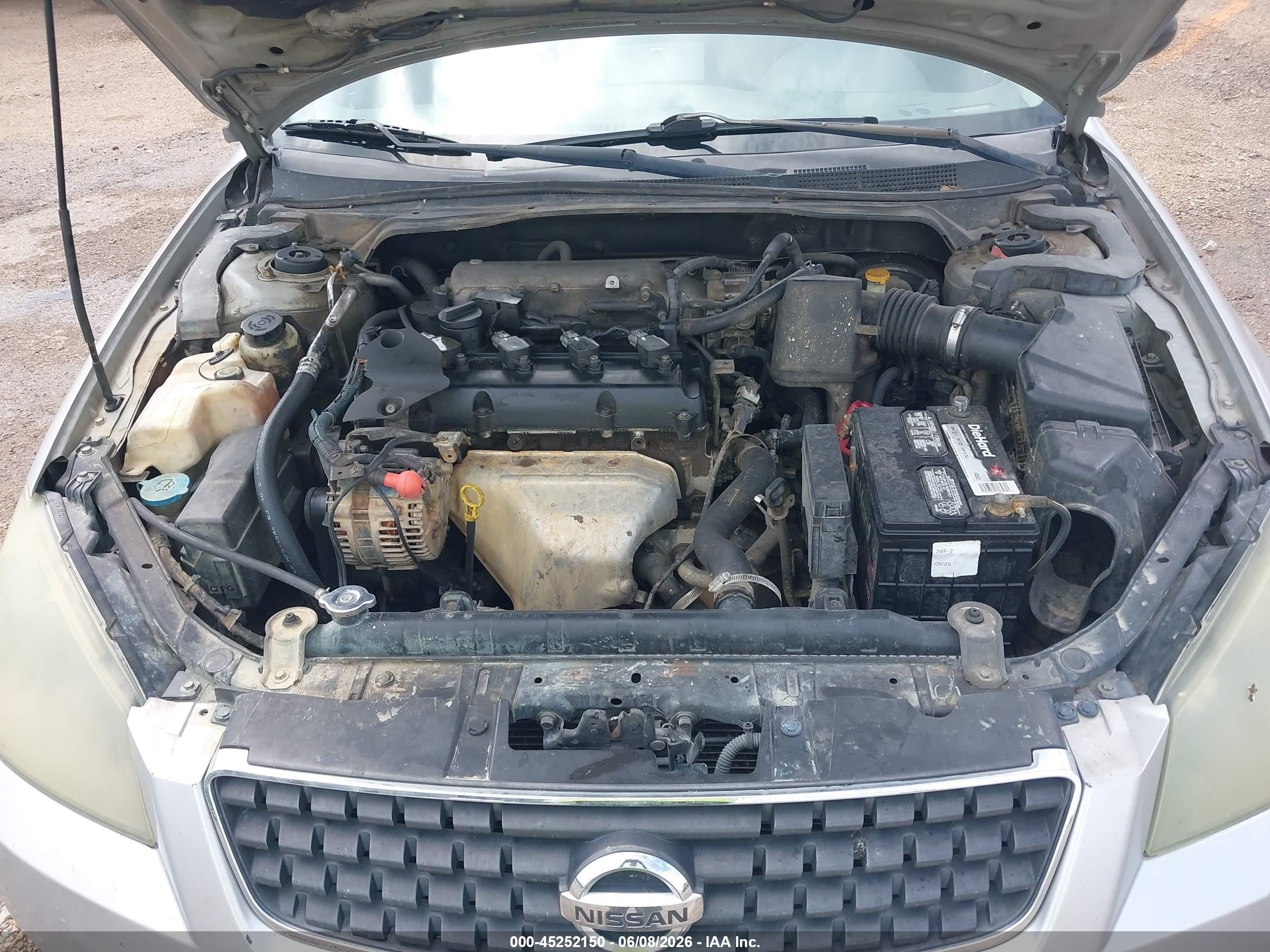 2006 Nissan Altima 2.5 S Gray vin: 1N4AL11D96C146297