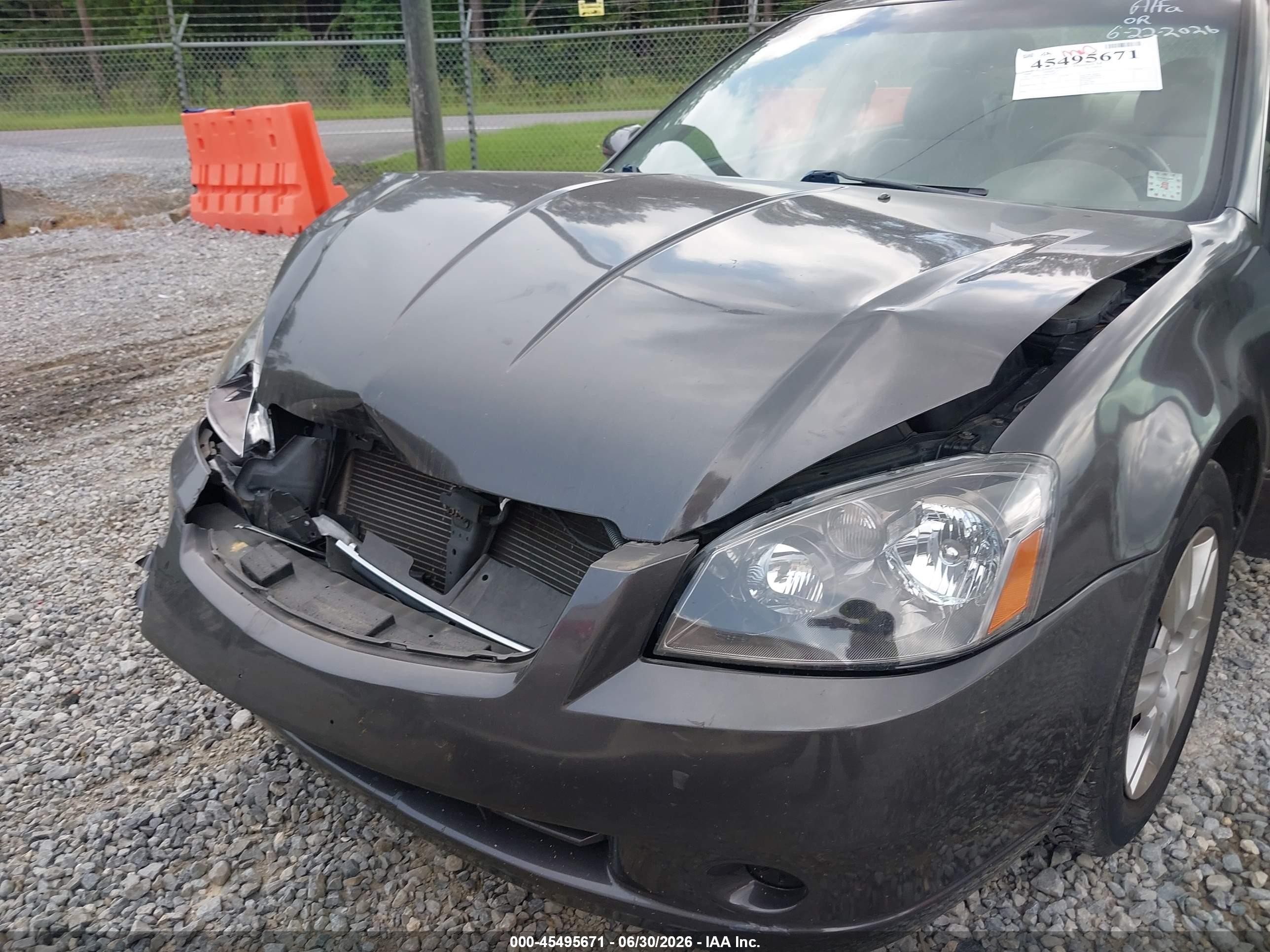 2006 Nissan Altima 2.5 S Gray vin: 1N4AL11D96C167912