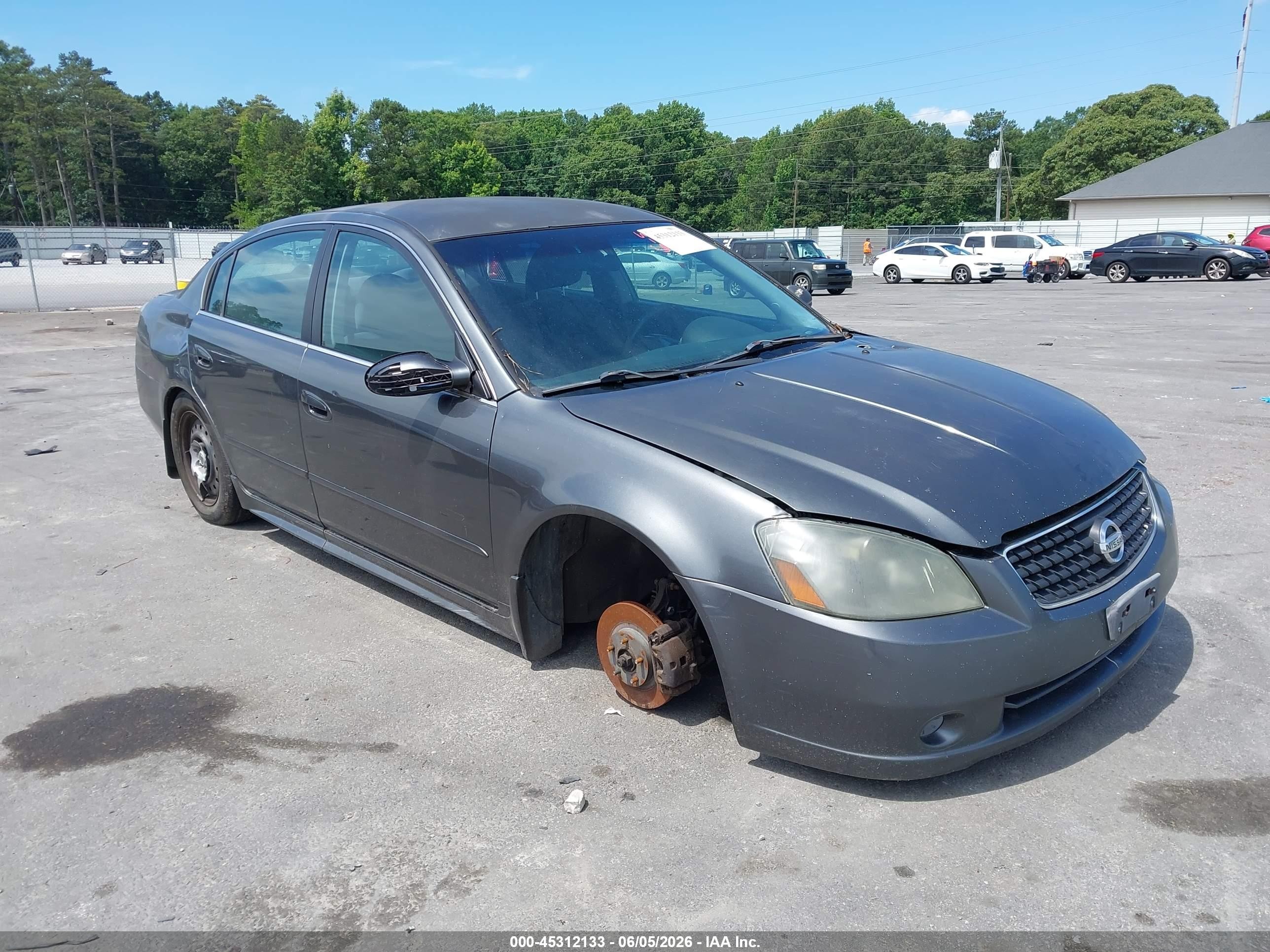 2006 Nissan Altima 2.5 S Gray vin: 1N4AL11D96C255231