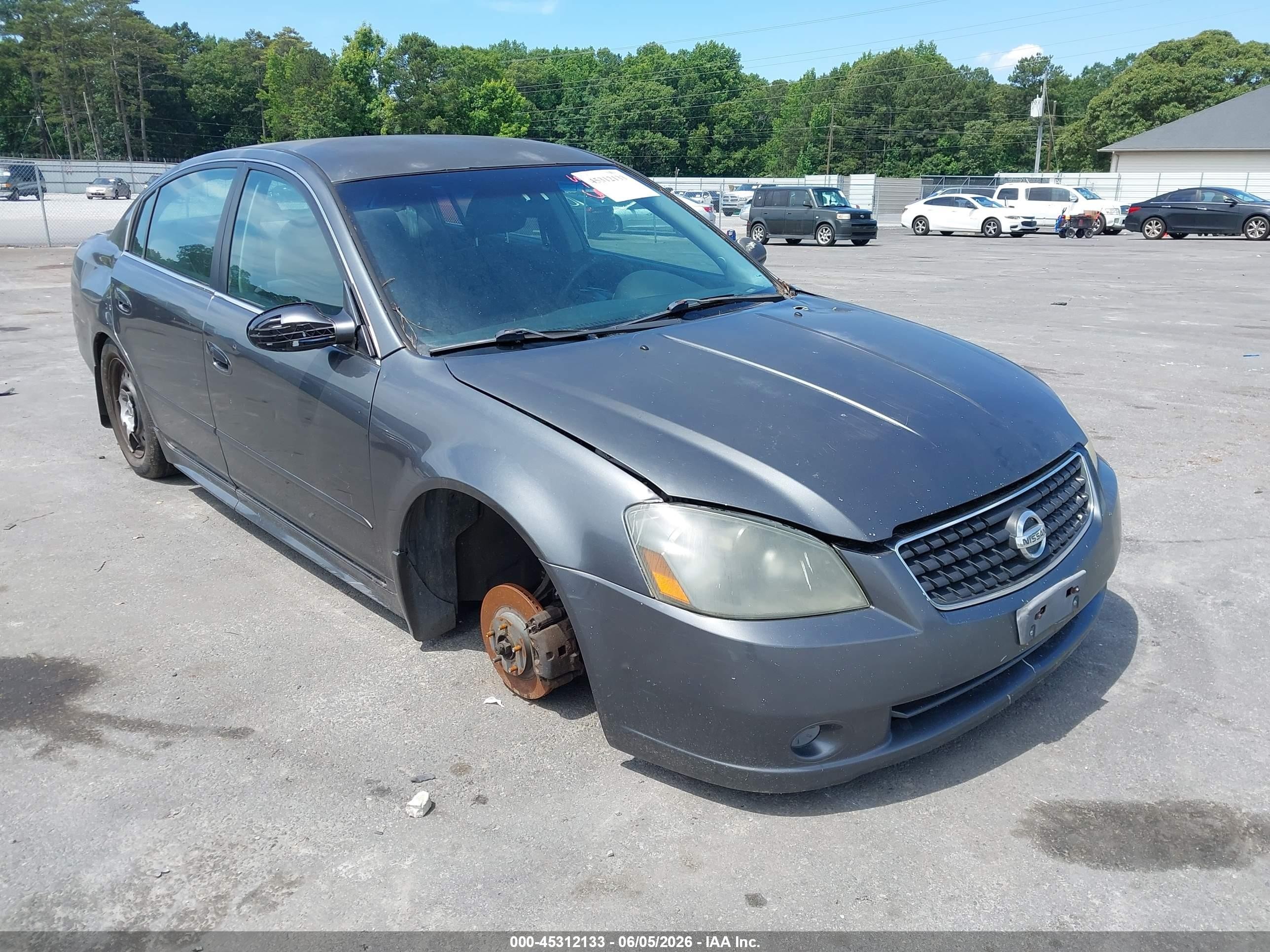 2006 Nissan Altima 2.5 S Gray vin: 1N4AL11D96C255231
