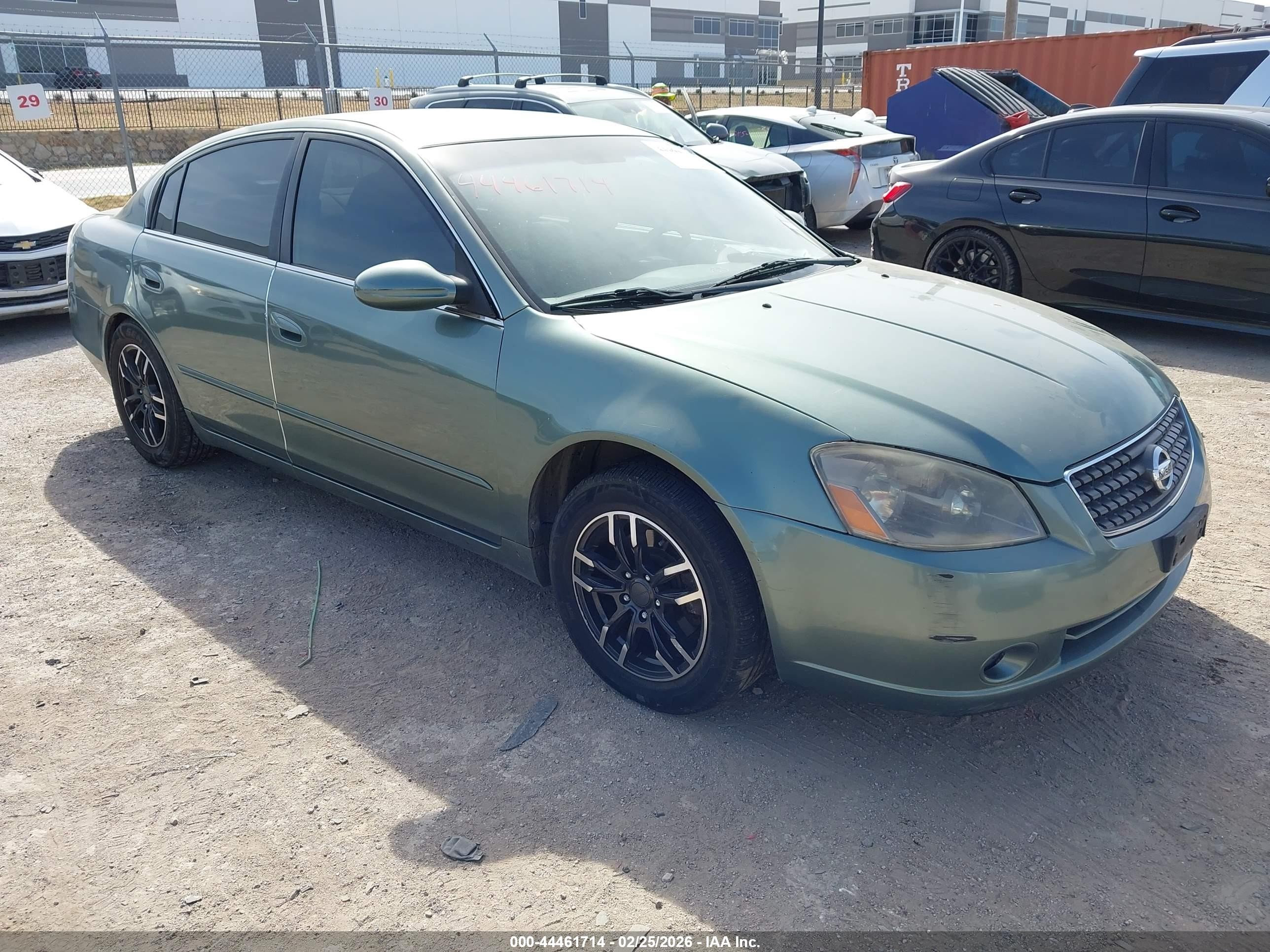 2006 Nissan Altima 2.5 S Green vin: 1N4AL11D96N328053