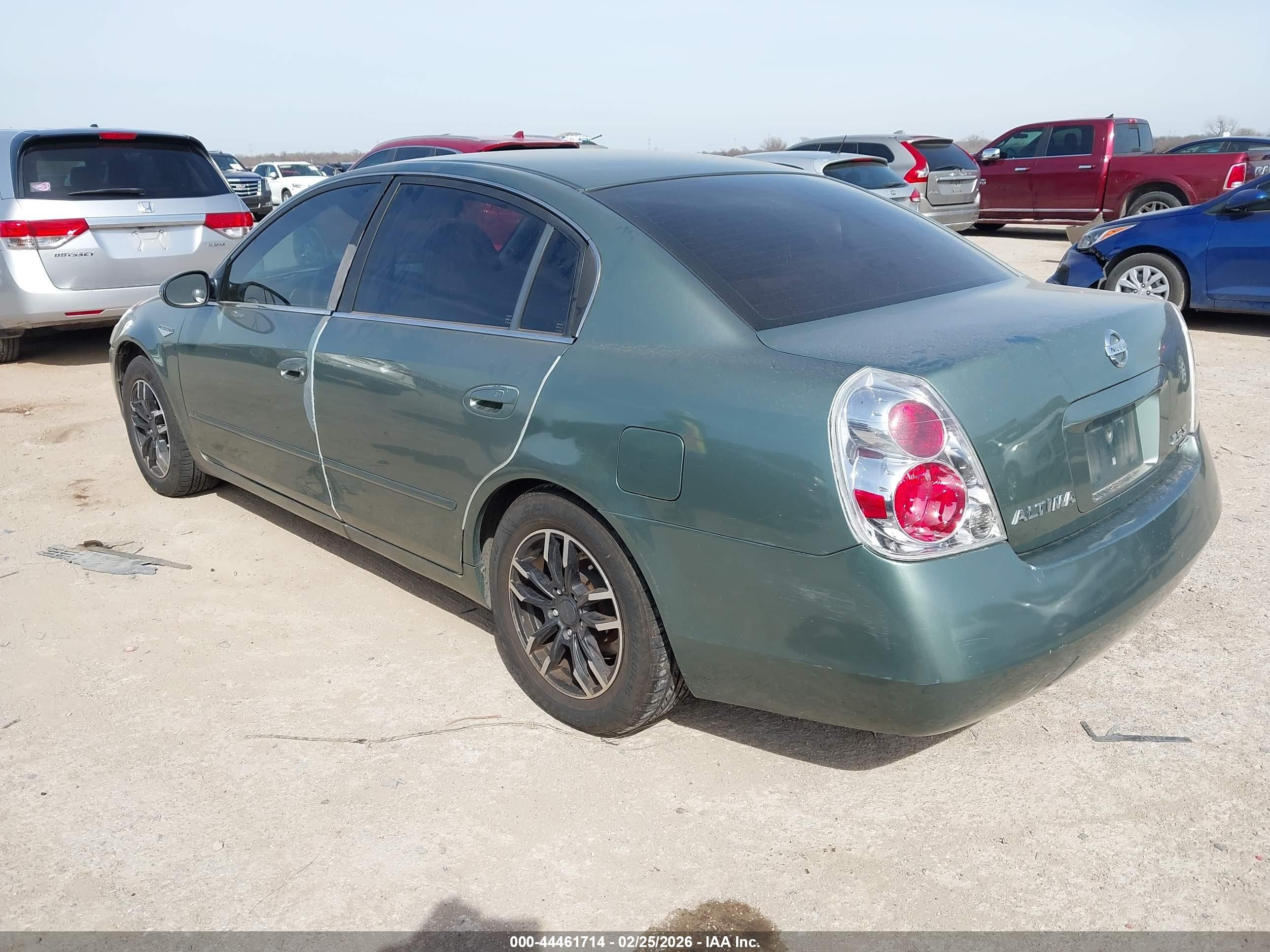 2006 Nissan Altima 2.5 S Green vin: 1N4AL11D96N328053