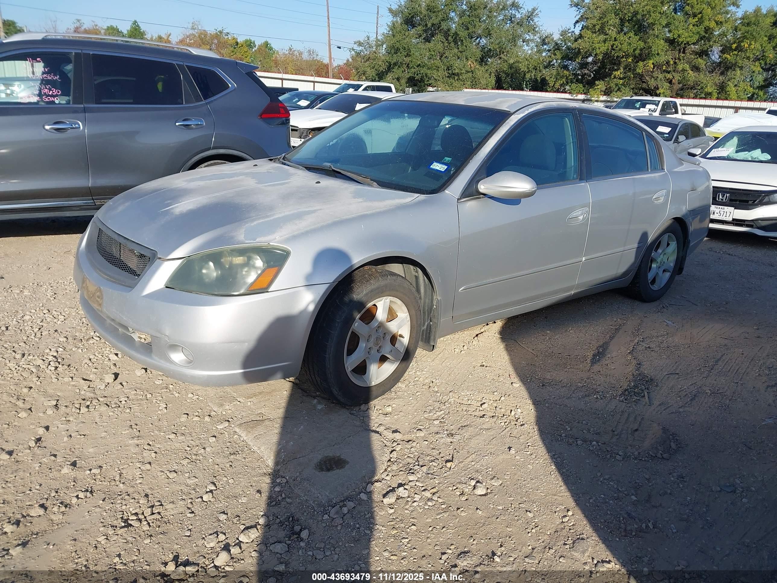 2006 Nissan Altima 2.5 S Silver vin: 1N4AL11D96N342180