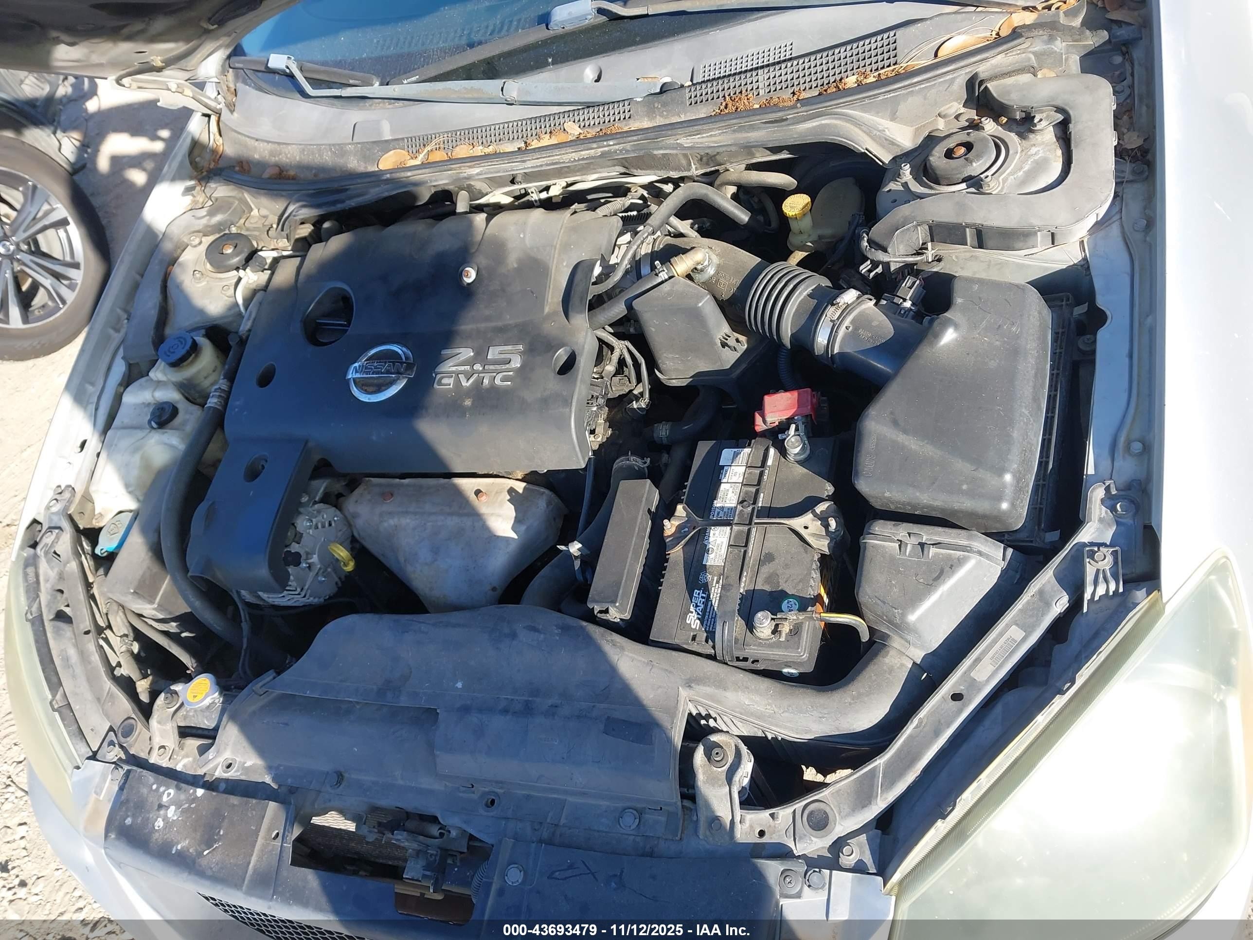 2006 Nissan Altima 2.5 S Silver vin: 1N4AL11D96N342180