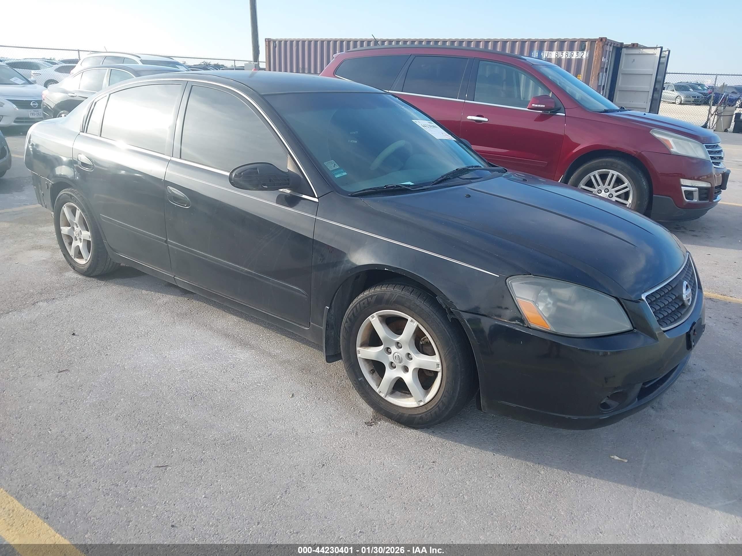 2006 Nissan Altima 2.5 S Черный vin: 1N4AL11D96N351476