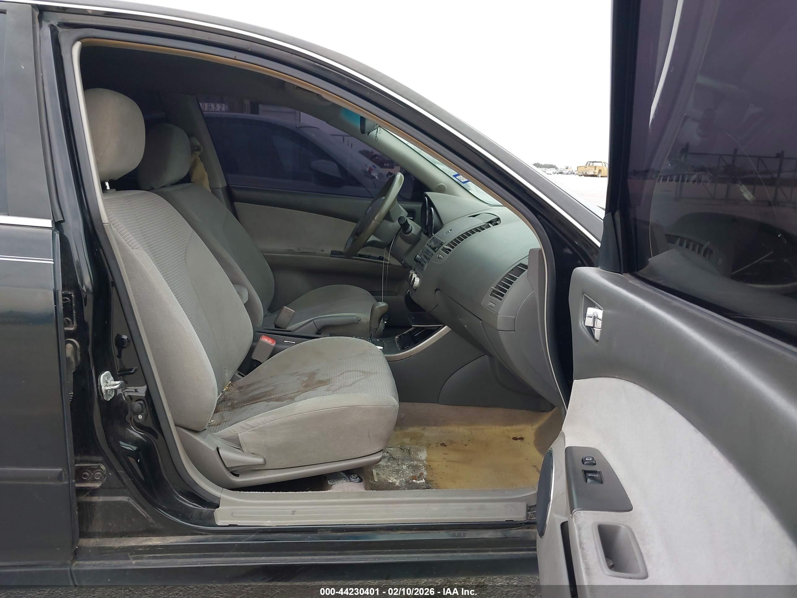 2006 Nissan Altima 2.5 S Black vin: 1N4AL11D96N351476