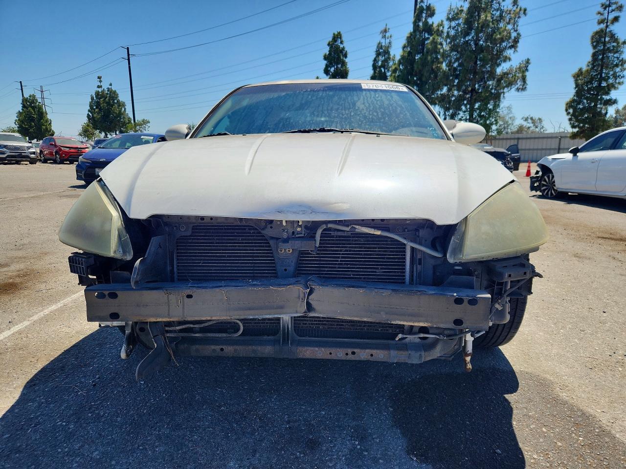 2006 Nissan Altima 2.5 White vin: 1N4AL11D96N392559