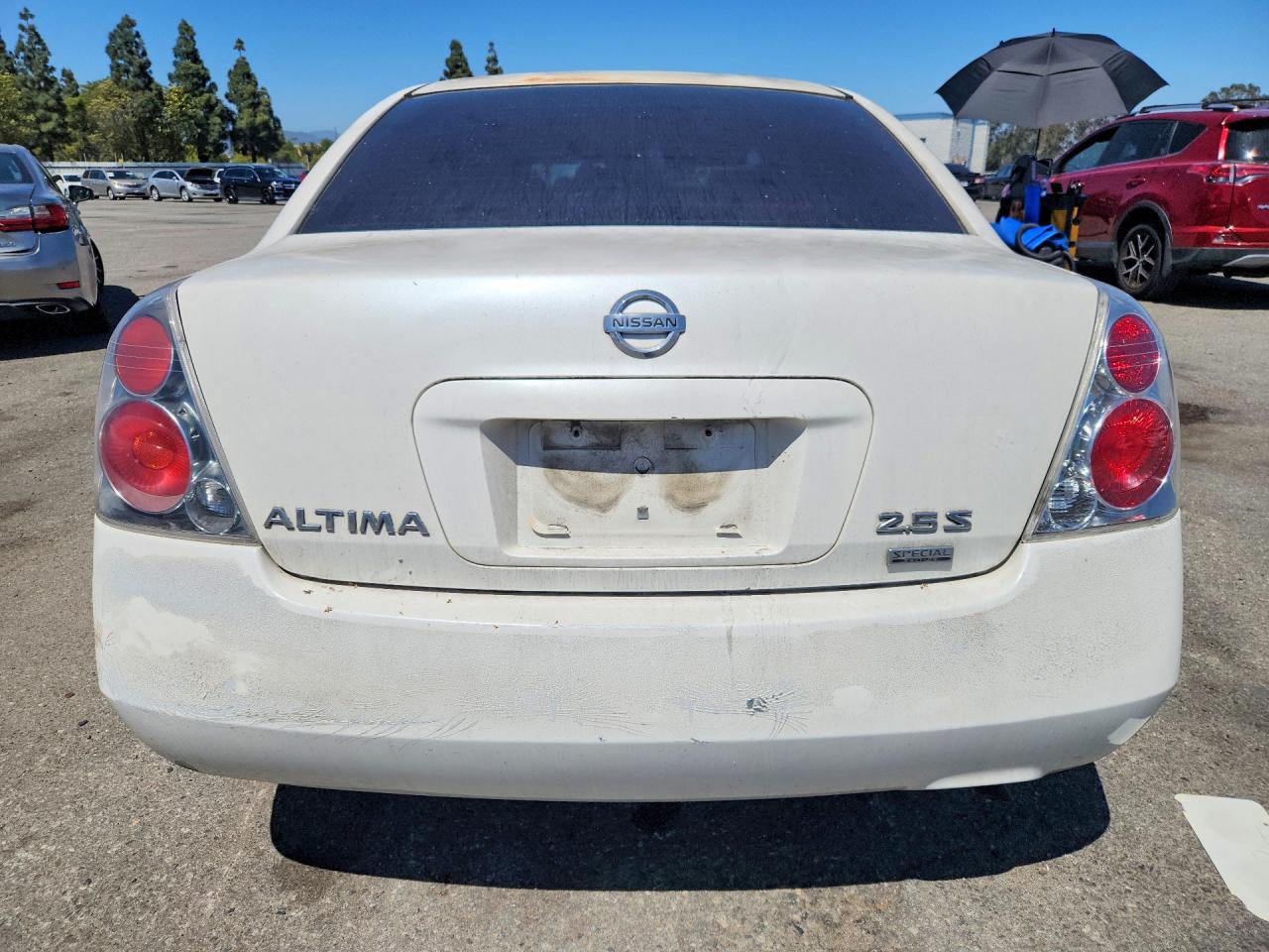 2006 Nissan Altima 2.5 White vin: 1N4AL11D96N392559