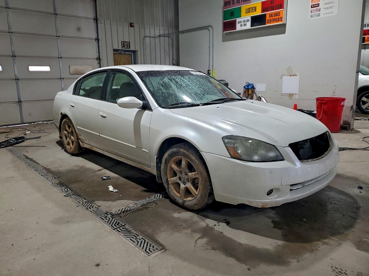 2006 Nissan Altima S White vin: 1N4AL11D96N412423