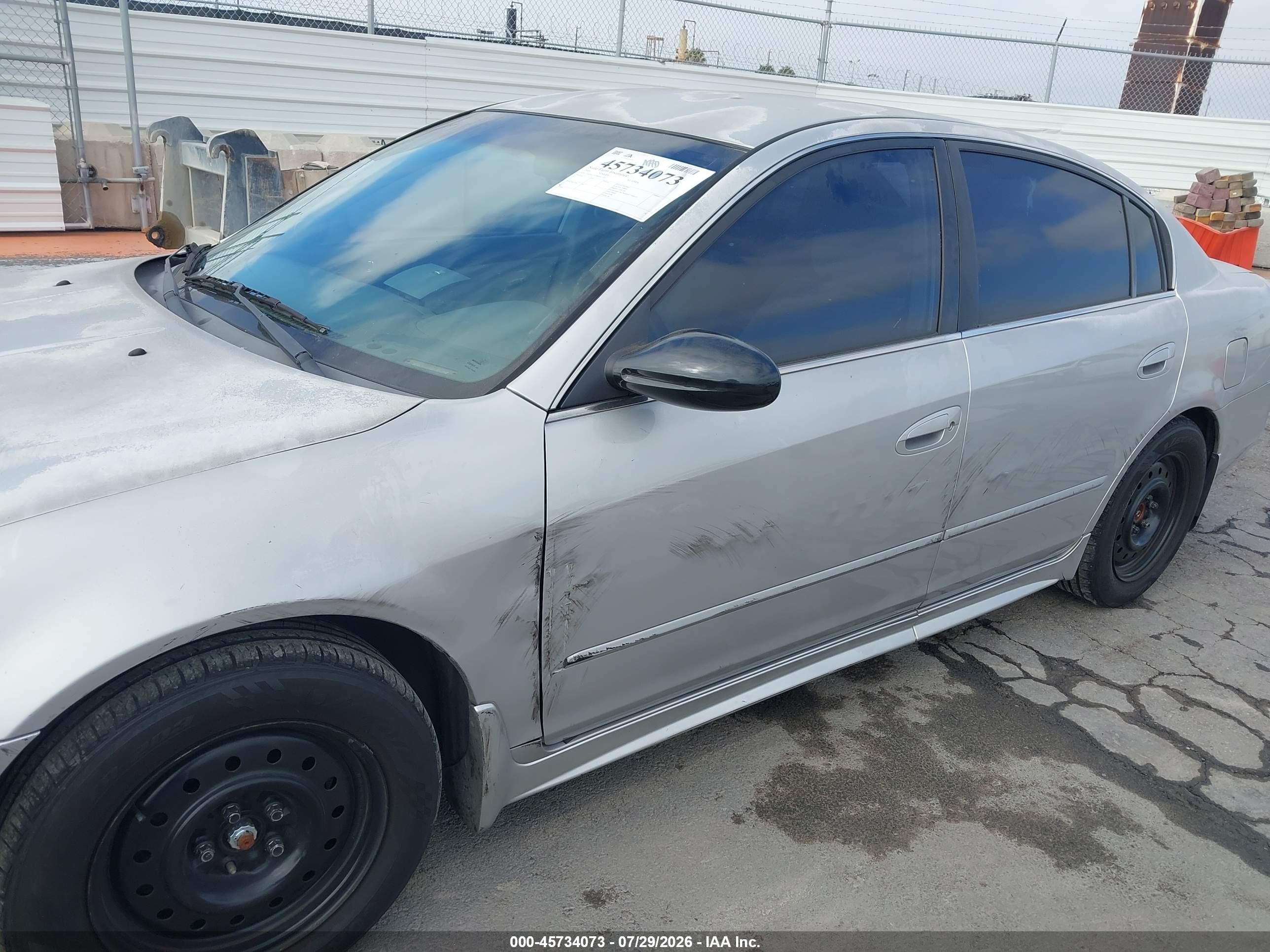 2006 Nissan Altima 2.5 S Серебряный vin: 1N4AL11D96N417203