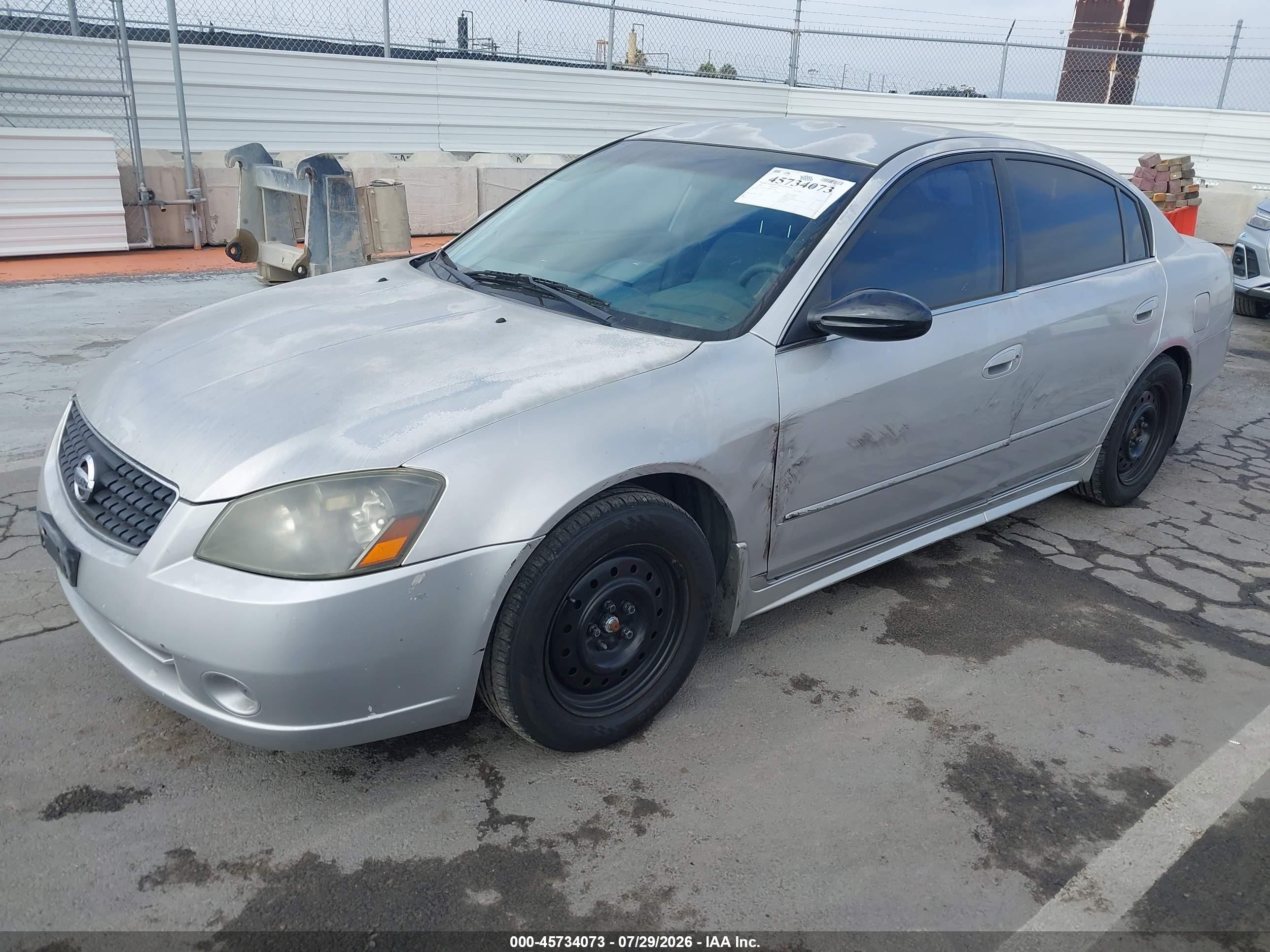 2006 Nissan Altima 2.5 S Серебряный vin: 1N4AL11D96N417203